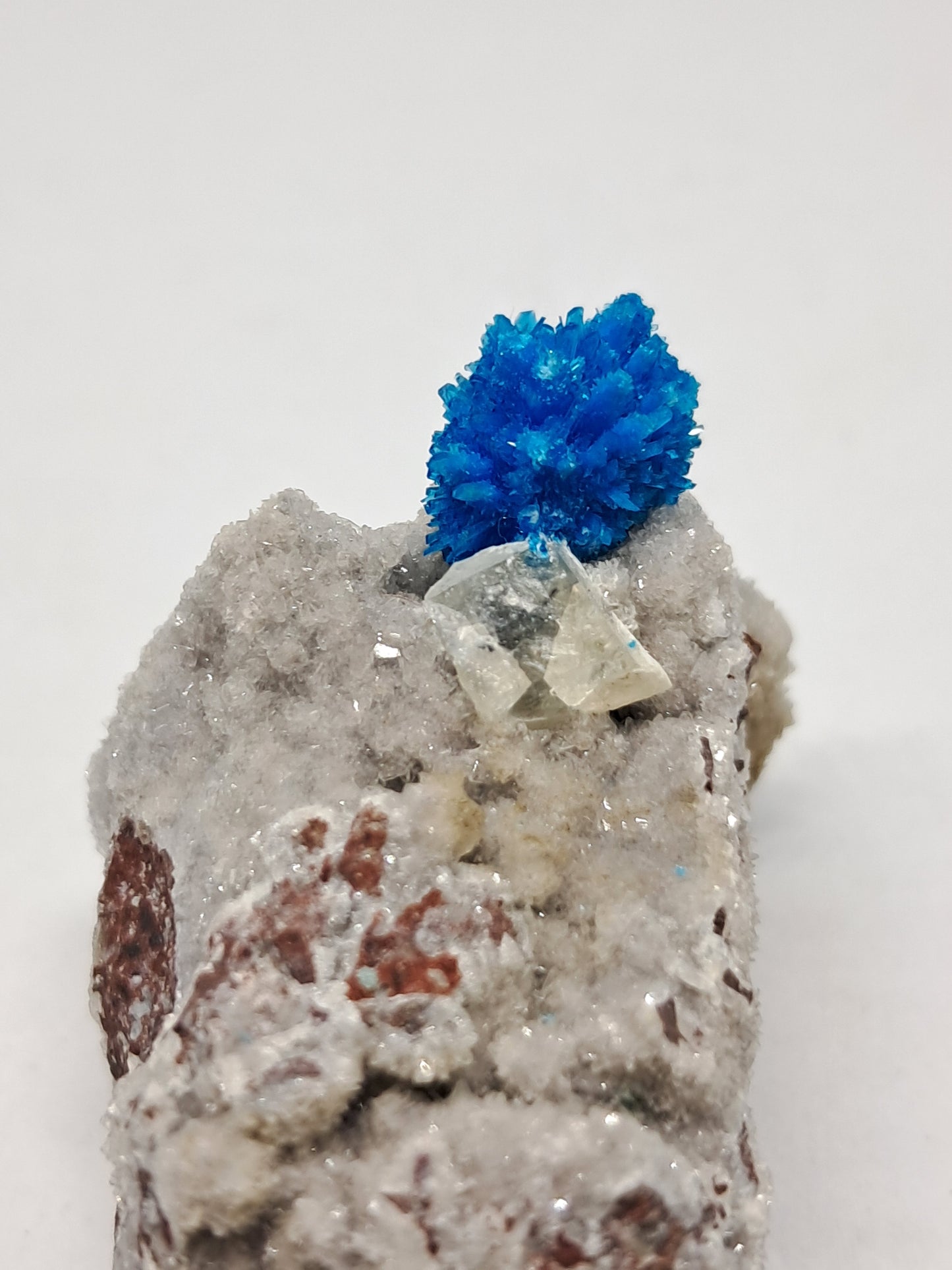 Pentagonite With Calcite On Heulandite Matrix #CV3 (Non-precious natural stone)