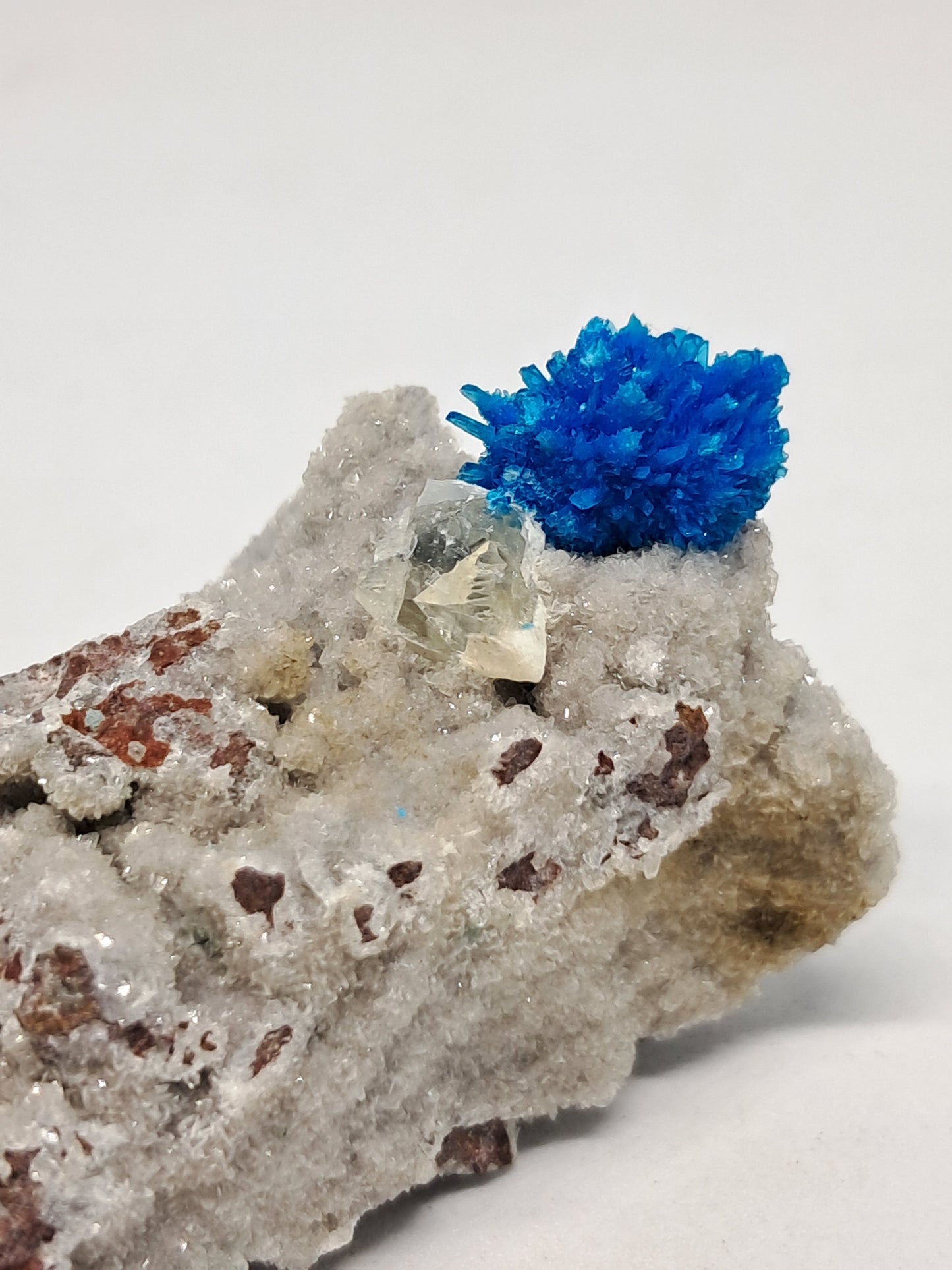 Pentagonite With Calcite On Heulandite Matrix #CV3 (Non-precious natural stone)