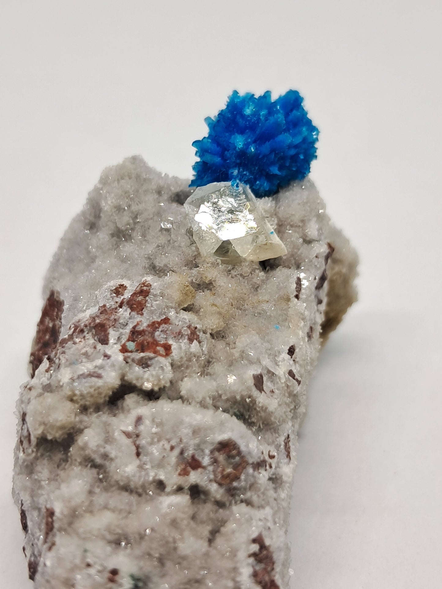 Pentagonite With Calcite On Heulandite Matrix #CV3 (Non-precious natural stone)
