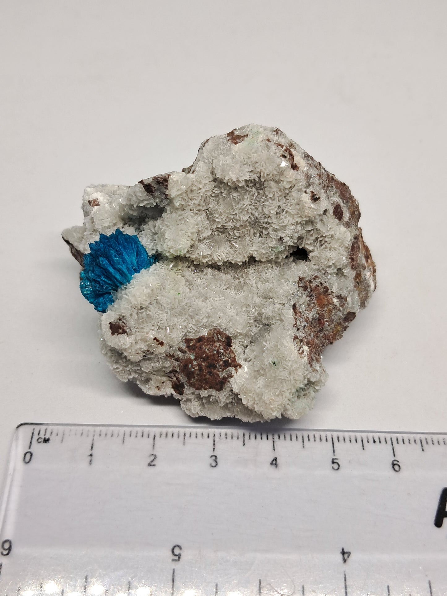 Bladed Cavansite on Heulandite Matrix (Wagholi) *High Quality* Rough Stone | Natural Crystal | Rare Mineral Specimen #CV4