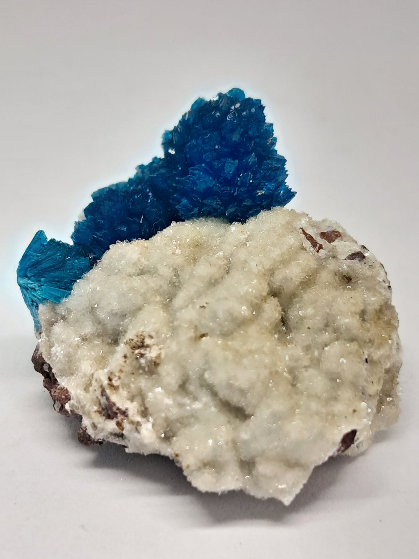 Cavansite on Heulandite Matrix (Pune) *High Quality* Rough Stone | Natural Crystal | Rare Mineral Specimen#CV5