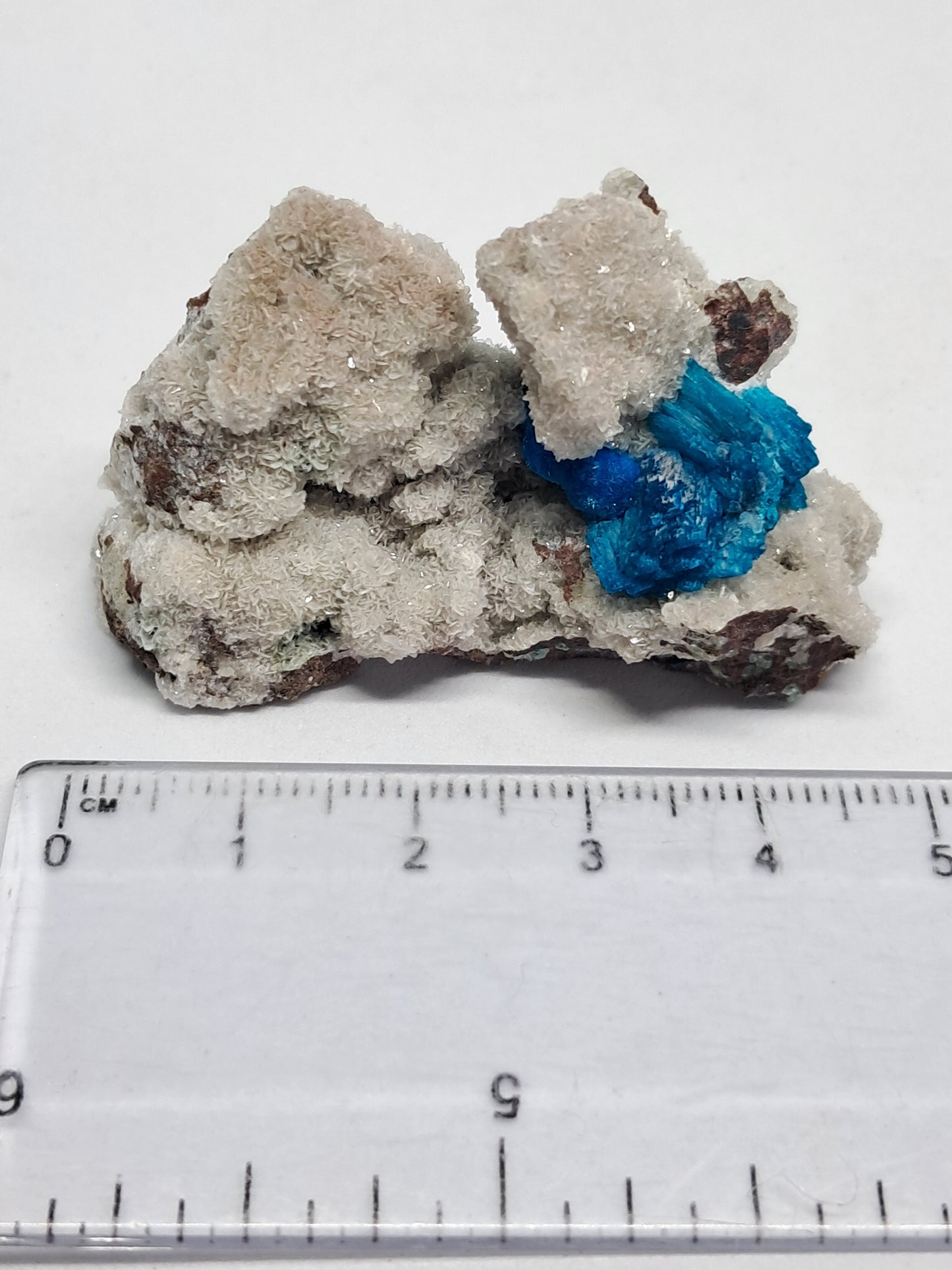 Bladed Cavansite and Pentagonite on Heulandite Matrix (Wagholi) *High Grade* Rough Stone | Natural Crystal | Rare Mineral Specimen #CV6