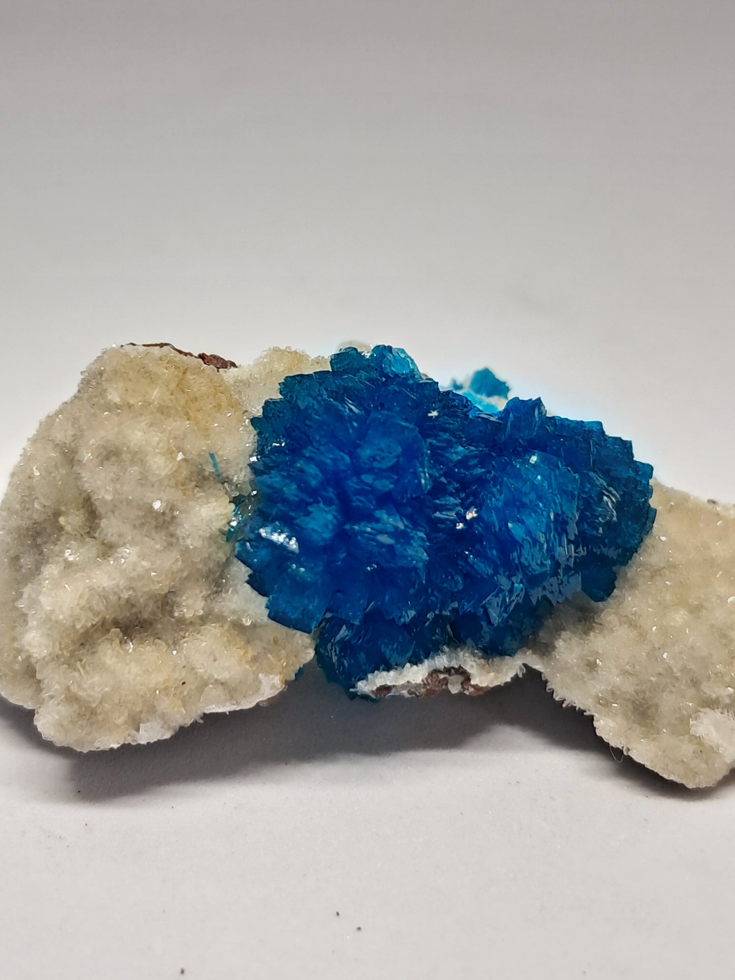 Cavansite On Heulandite Matrix (Pune) *High Quality* Rough Stone | Natural Crystal | Rare Mineral Specimen#CV8