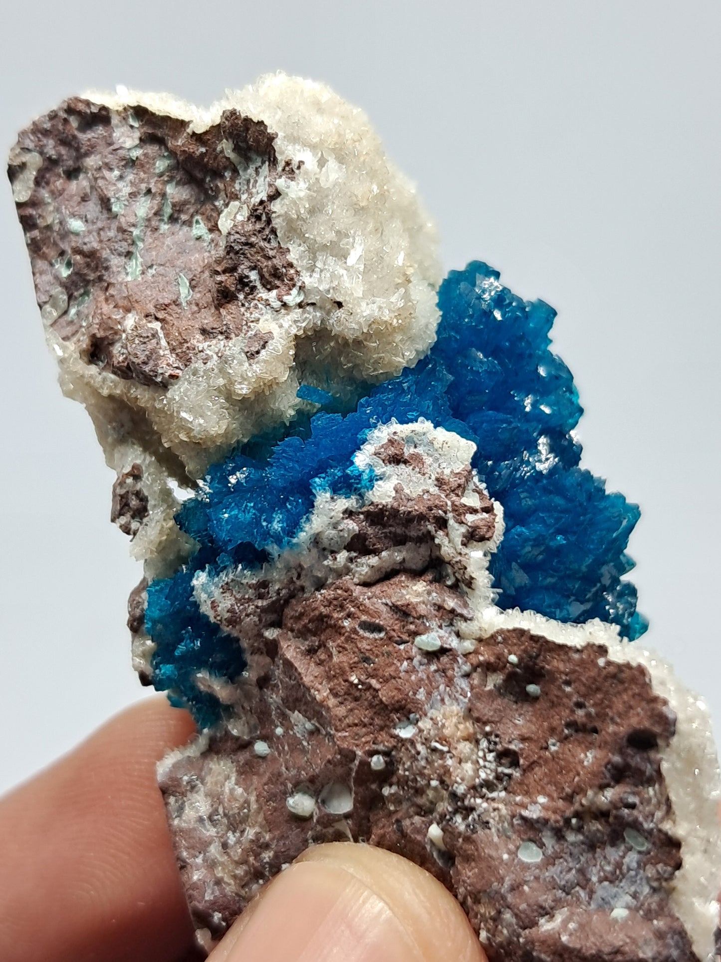 Cavansite On Heulandite Matrix (Pune) *High Quality* Rough Stone | Natural Crystal | Rare Mineral Specimen#CV8