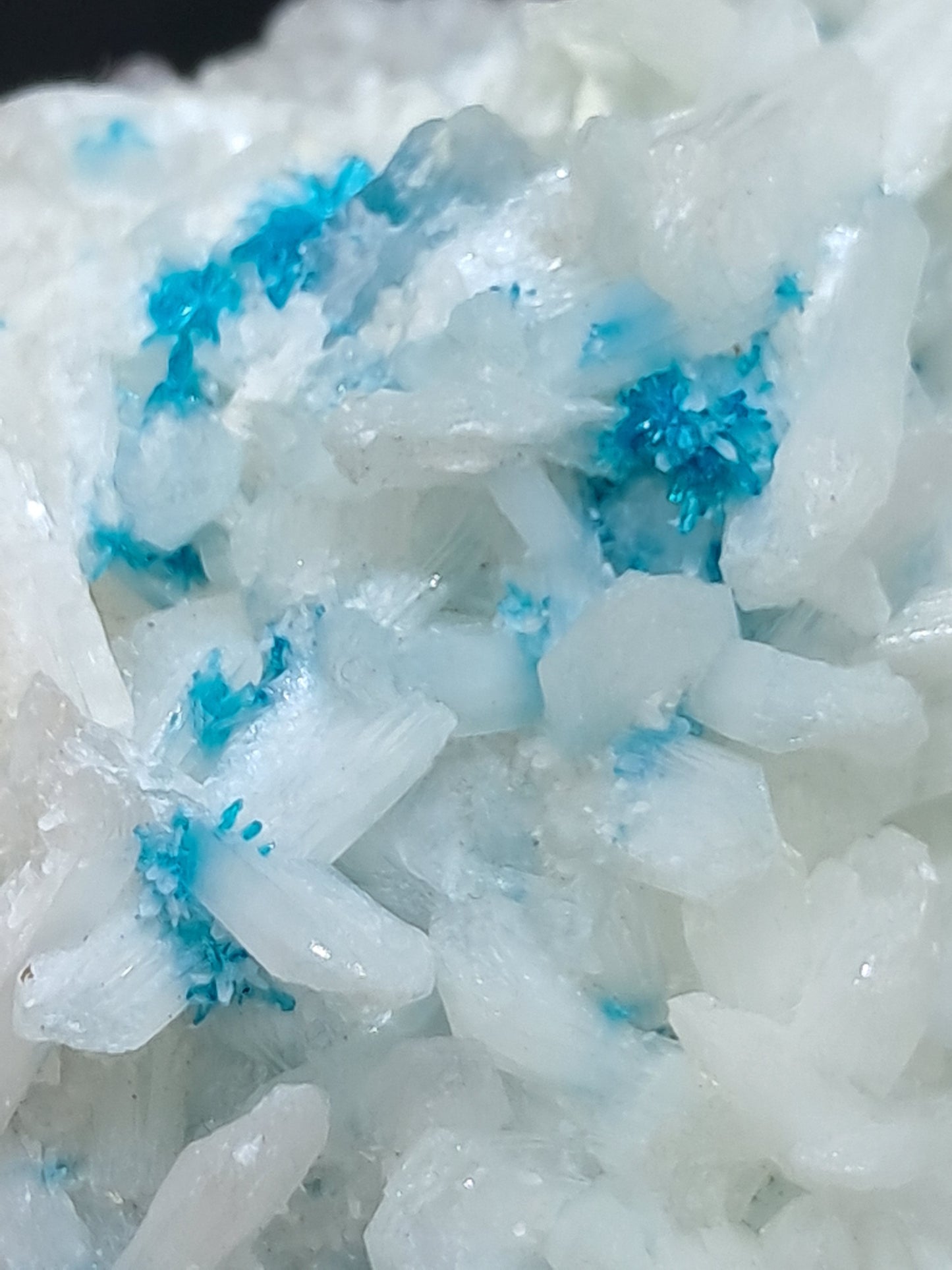 Cavansite and Stilbite on Heulandite matrix (Non-precious mineral) #CS1