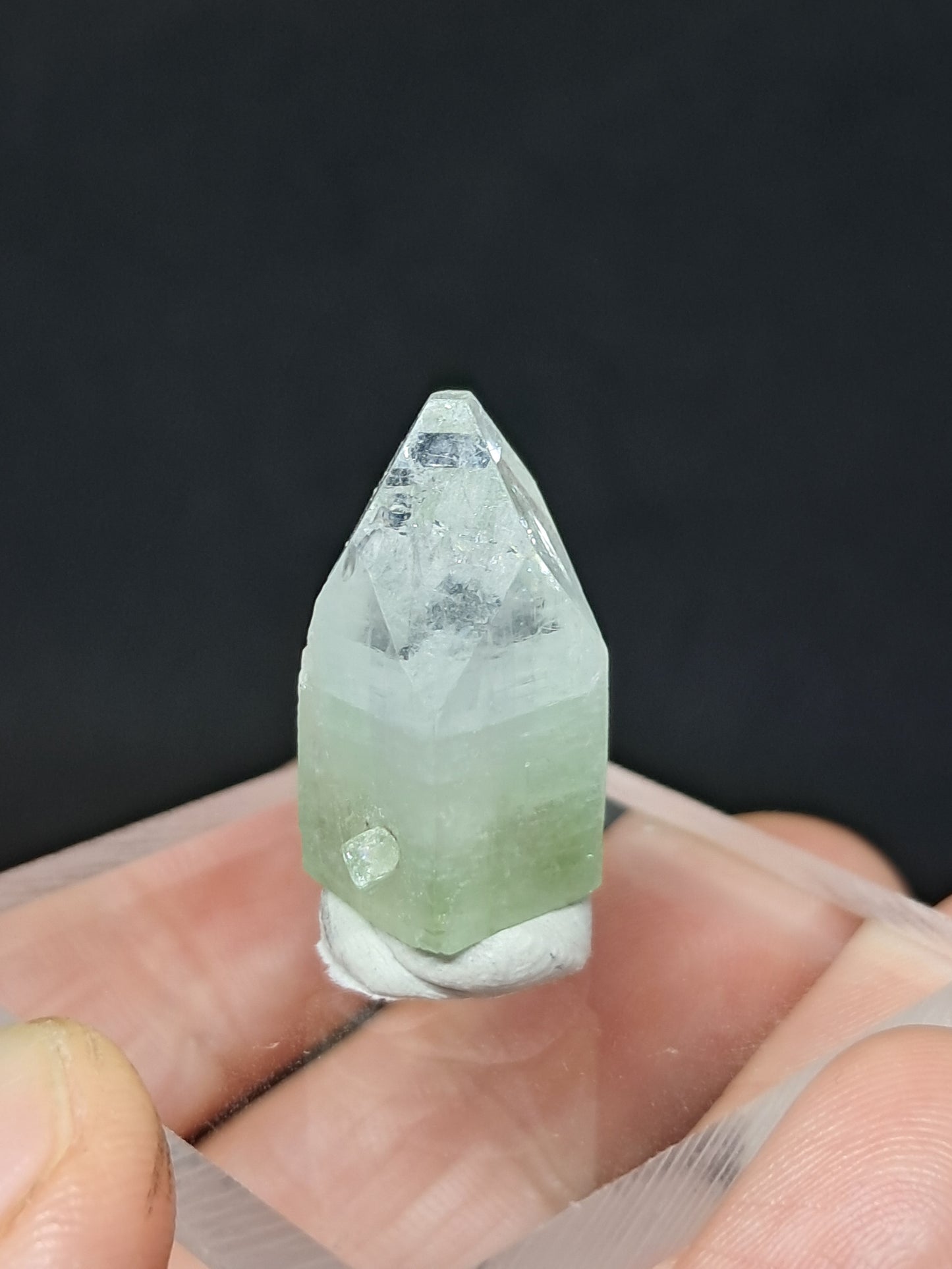 Green Apophyllite Single Points (Ajanta) 20-25 mm | Natural Crystal | Mineral Specimen #AP1