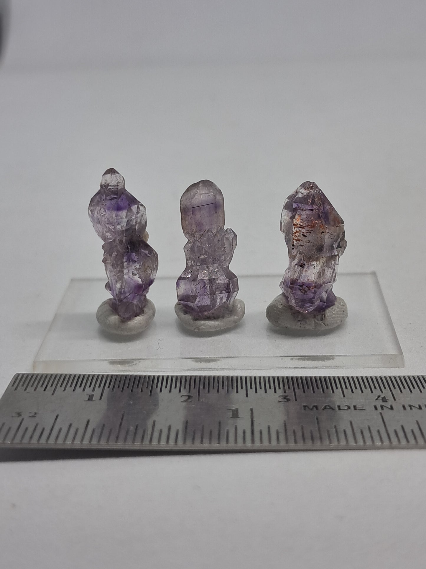 Set of 3 Karur Amethyst Scepters (Non-precious Natural Stone) #KA34