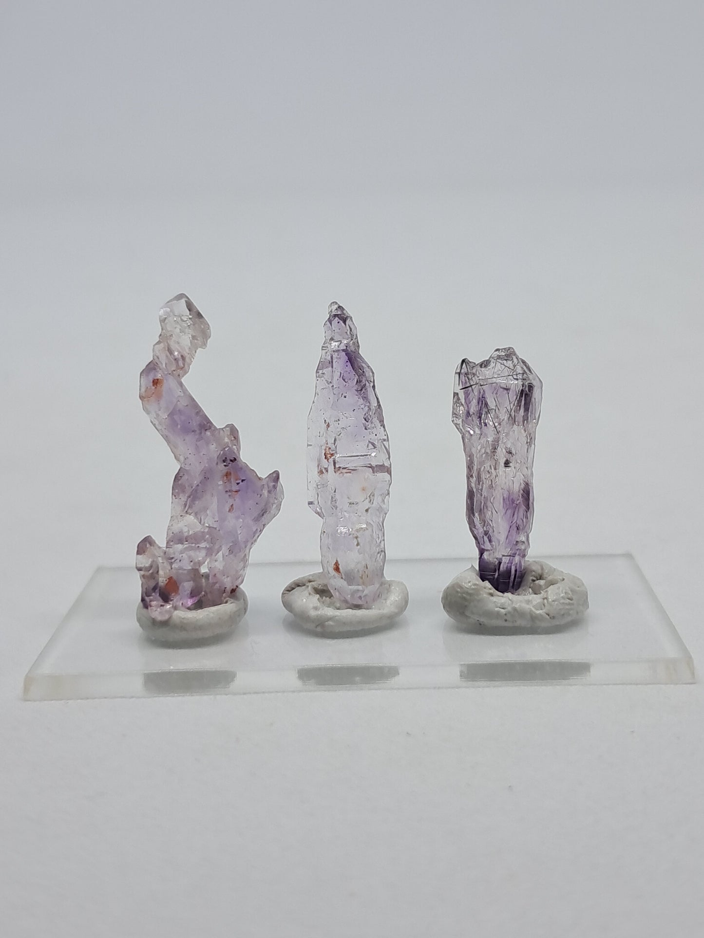 Set of 3 Karur Amethyst Scepters (Non-precious Natural Stone) #KA35
