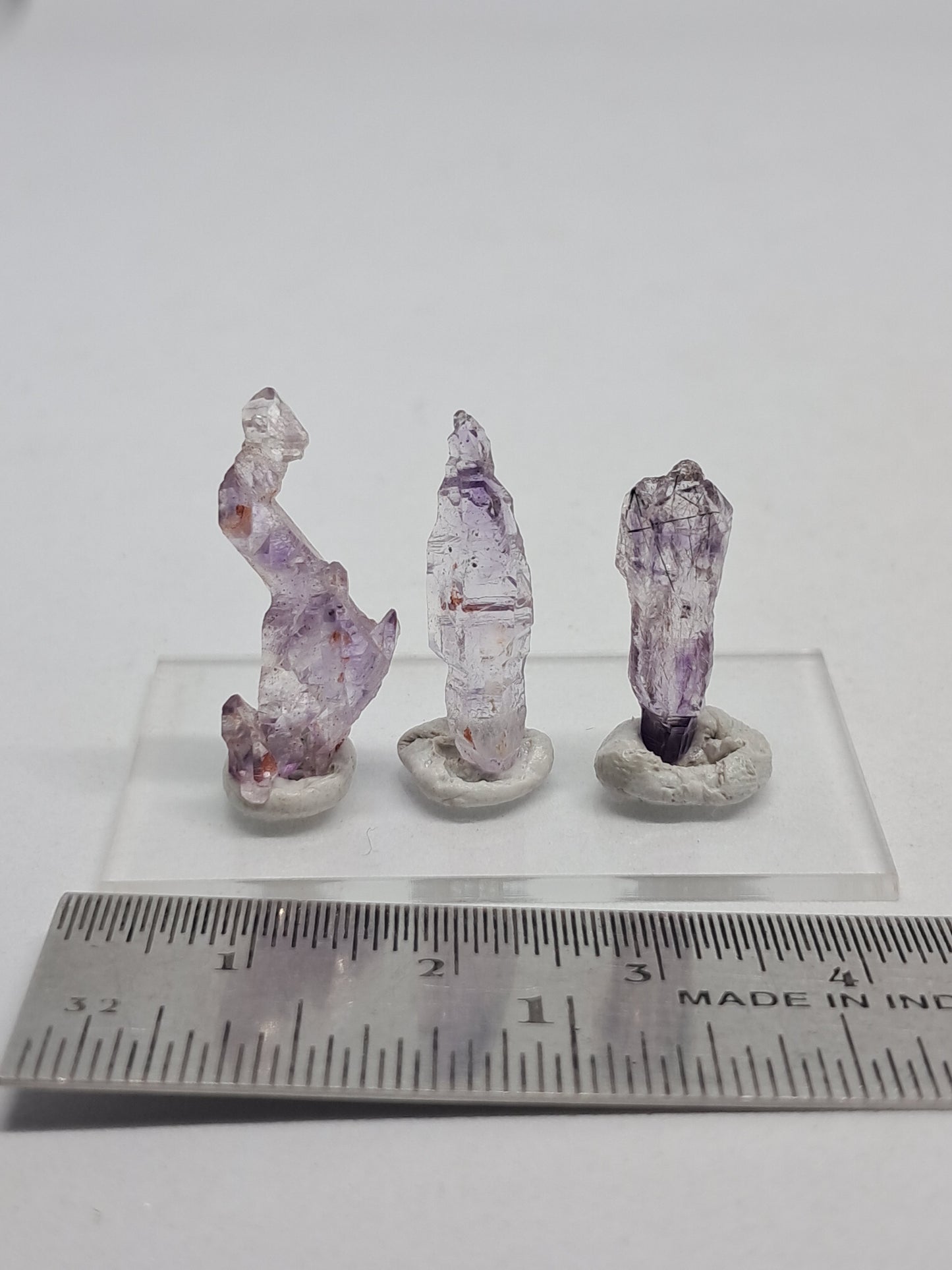 Set of 3 Karur Amethyst Scepters (Non-precious Natural Stone) #KA35