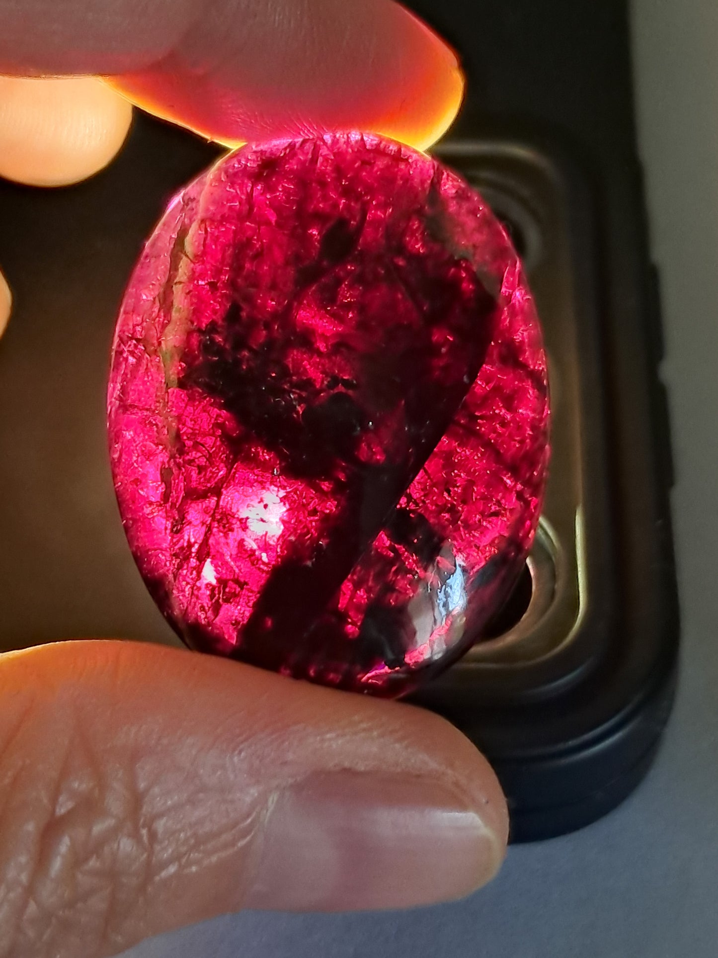 Red Garnet Palmstones #PG1
