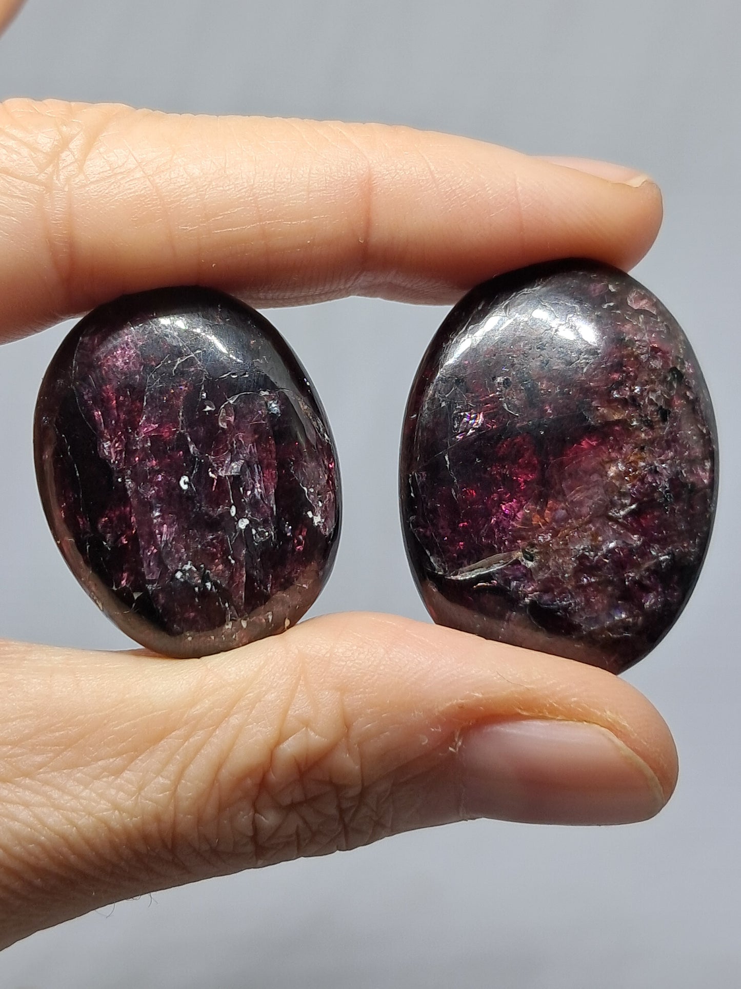 Red Garnet Palmstones #PG1