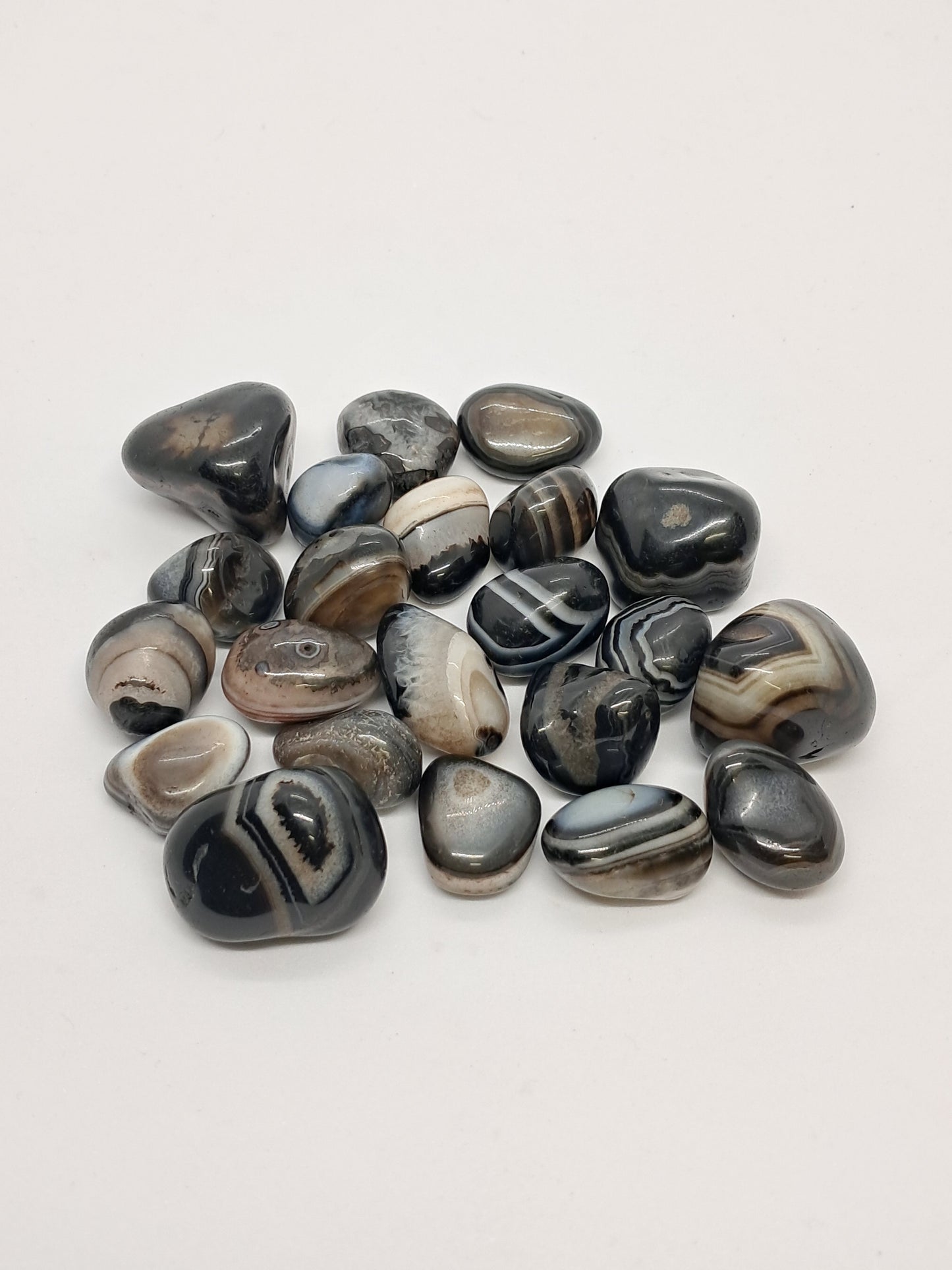 Black Sardonyx Tumbled (Non-precious stone) #SD1