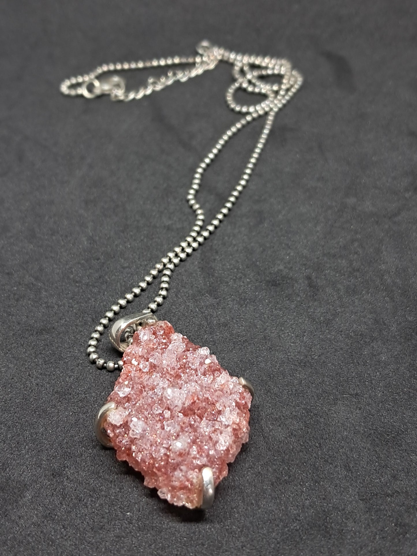 Pink Apophyllite Pendant #JL9