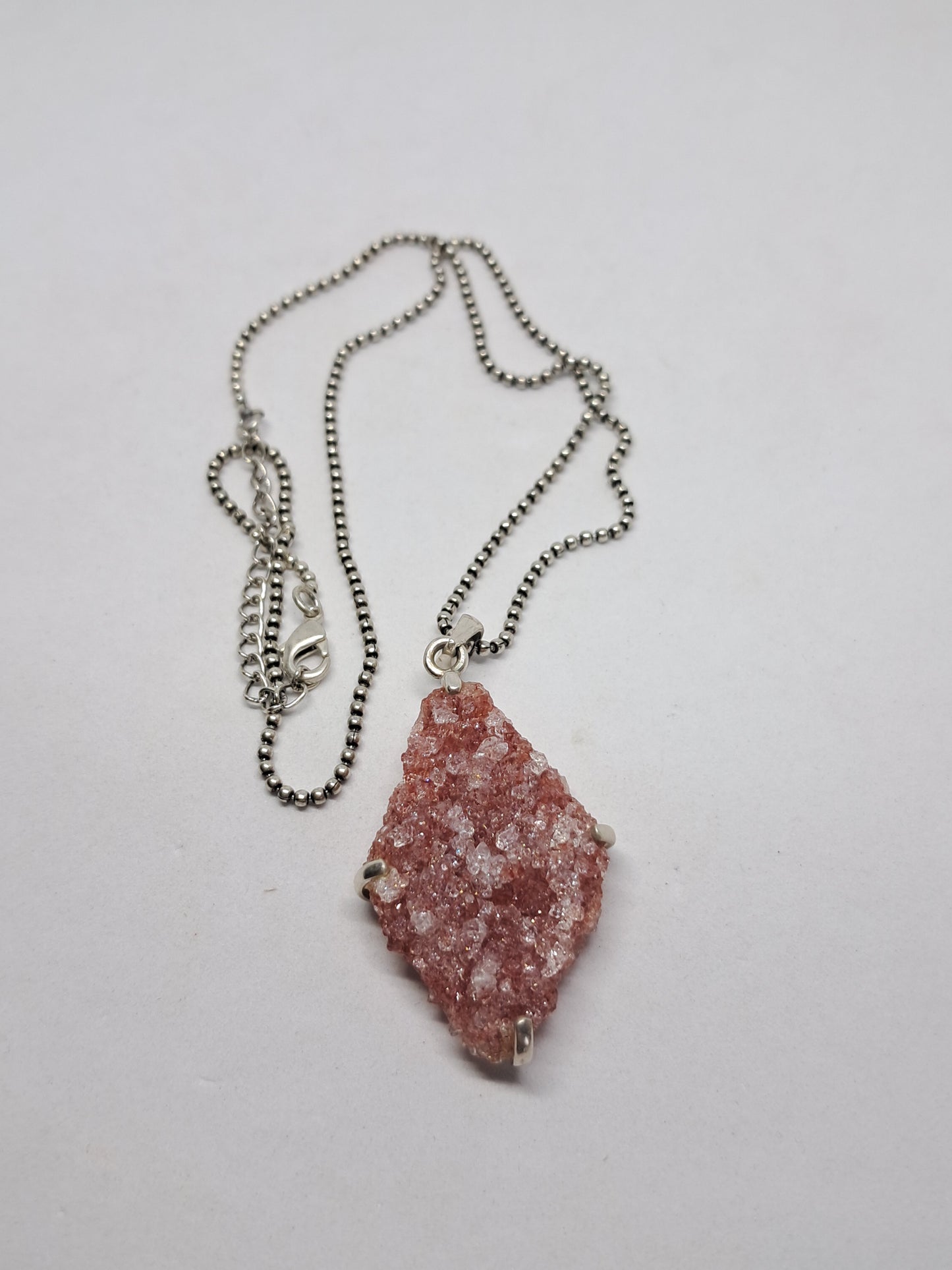 Pink Apophyllite Pendant #JL9