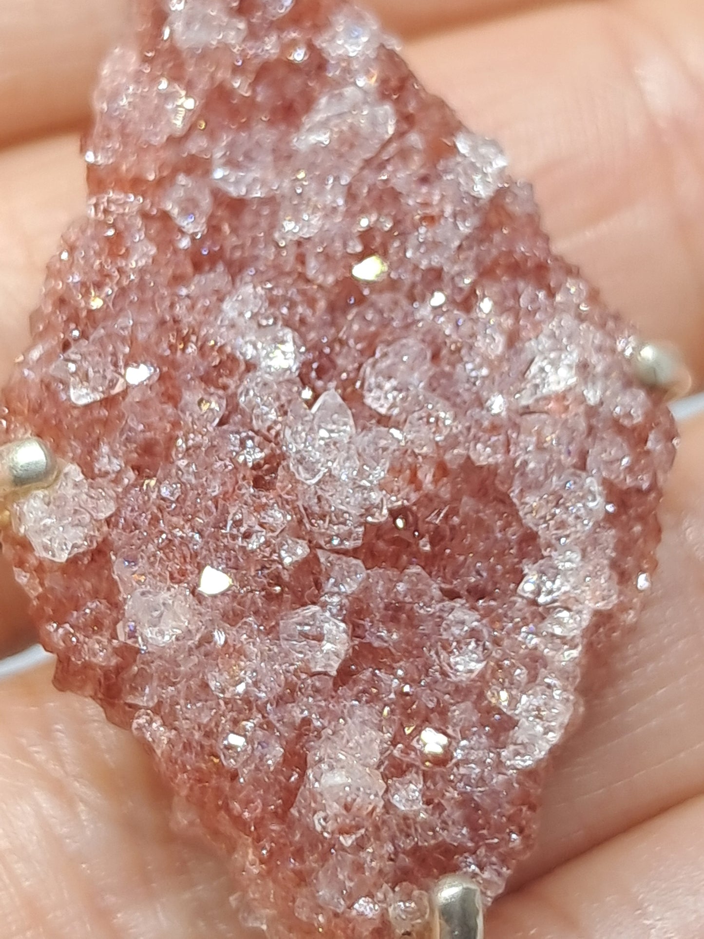 Pink Apophyllite Pendant #JL9