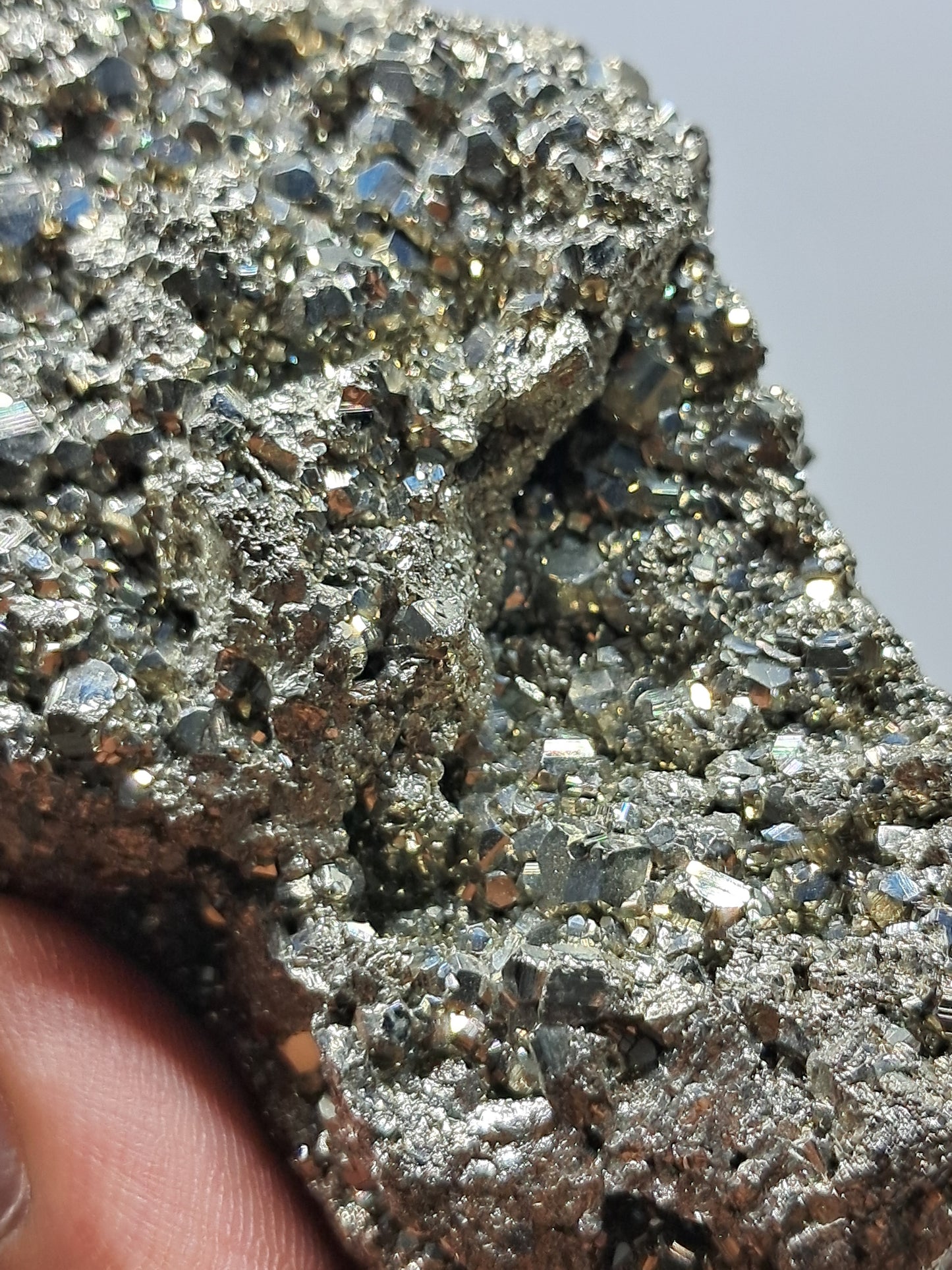 Aglomerado natural de pirita en bruto (Perú) | Ejemplar mineral | Rocas y cristales #PR1