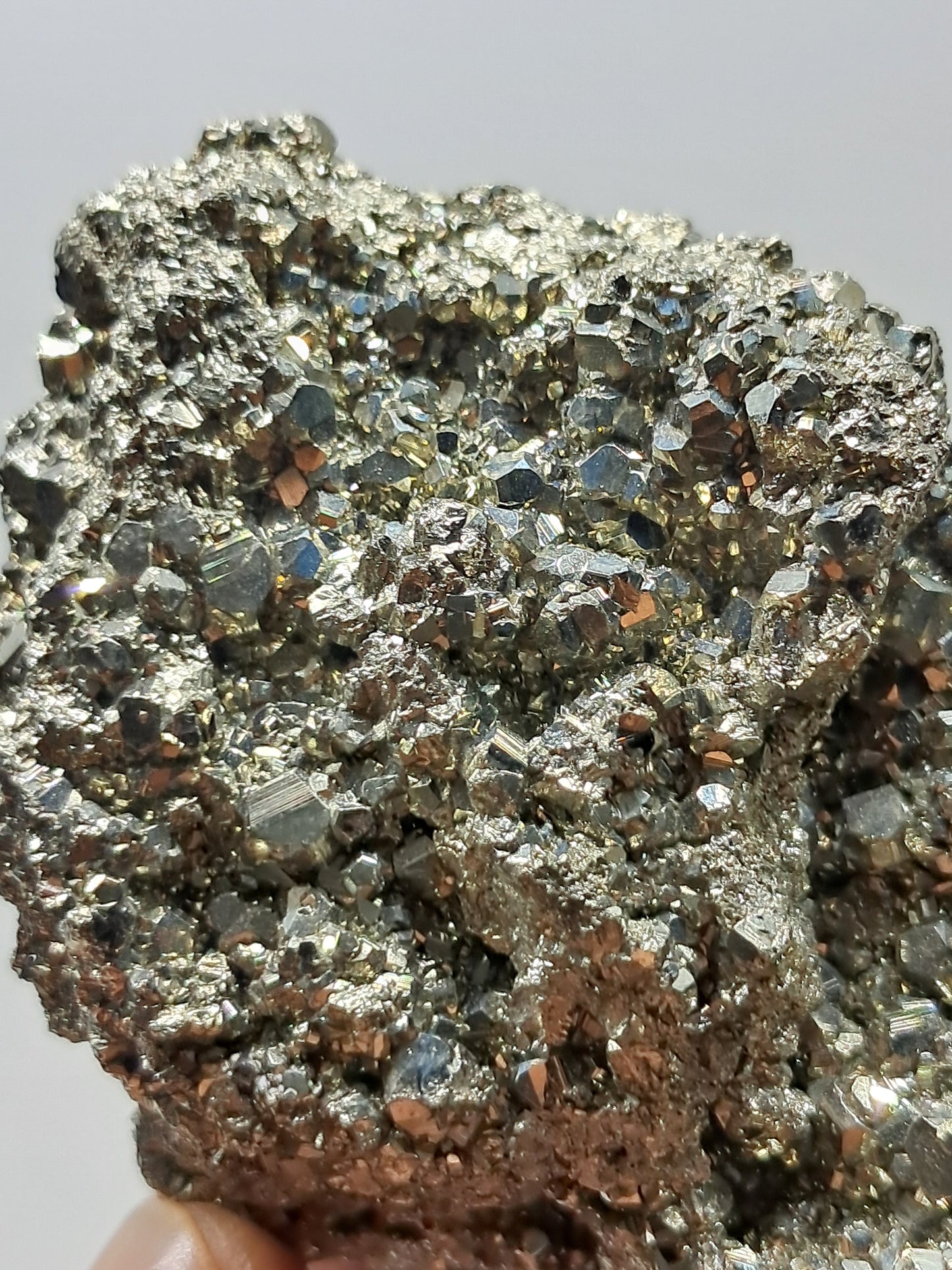 Aglomerado natural de pirita en bruto (Perú) | Ejemplar mineral | Rocas y cristales #PR1