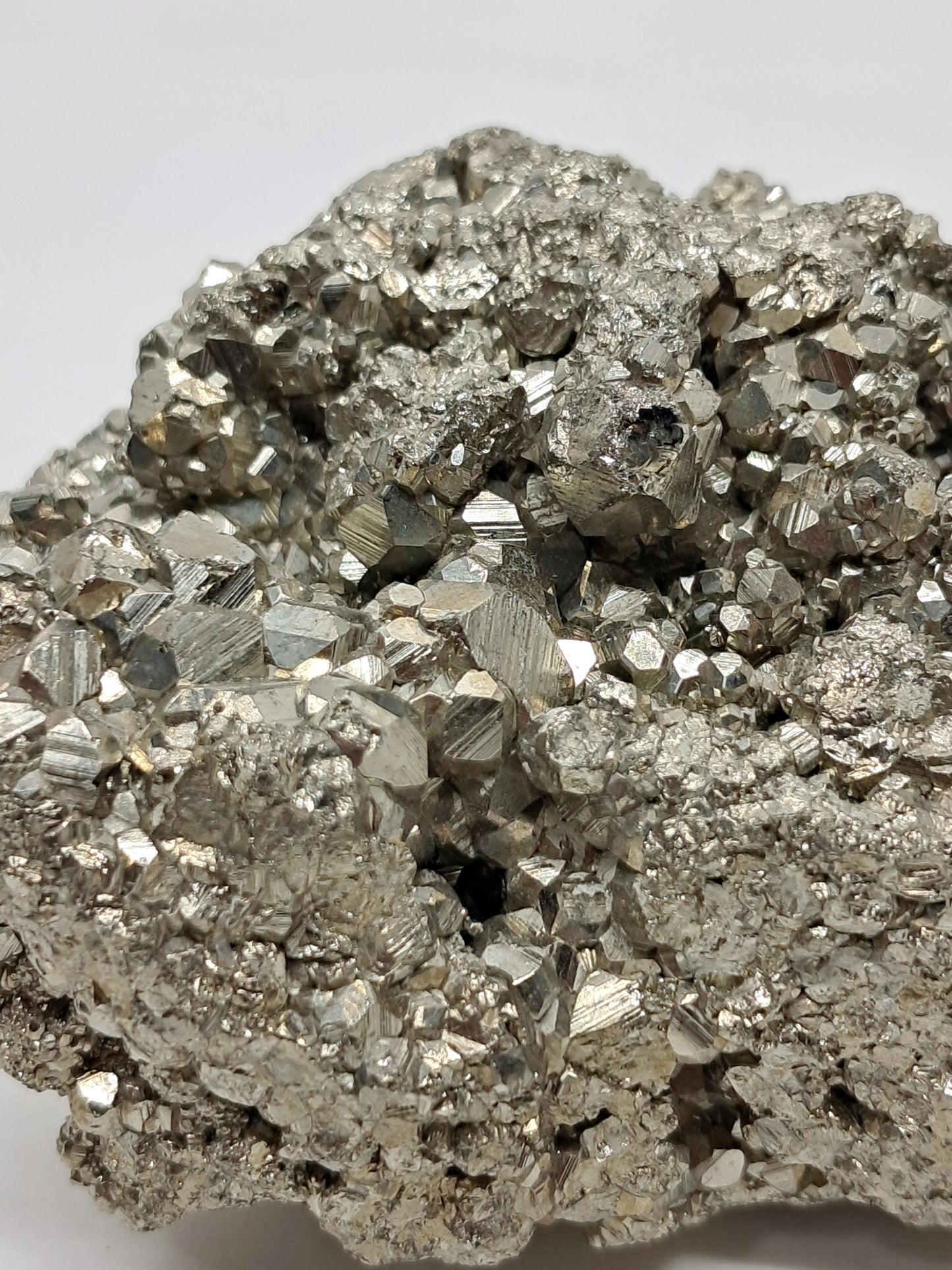 Aglomerado natural de pirita en bruto (Perú) | Ejemplar mineral | Rocas y cristales #PR2