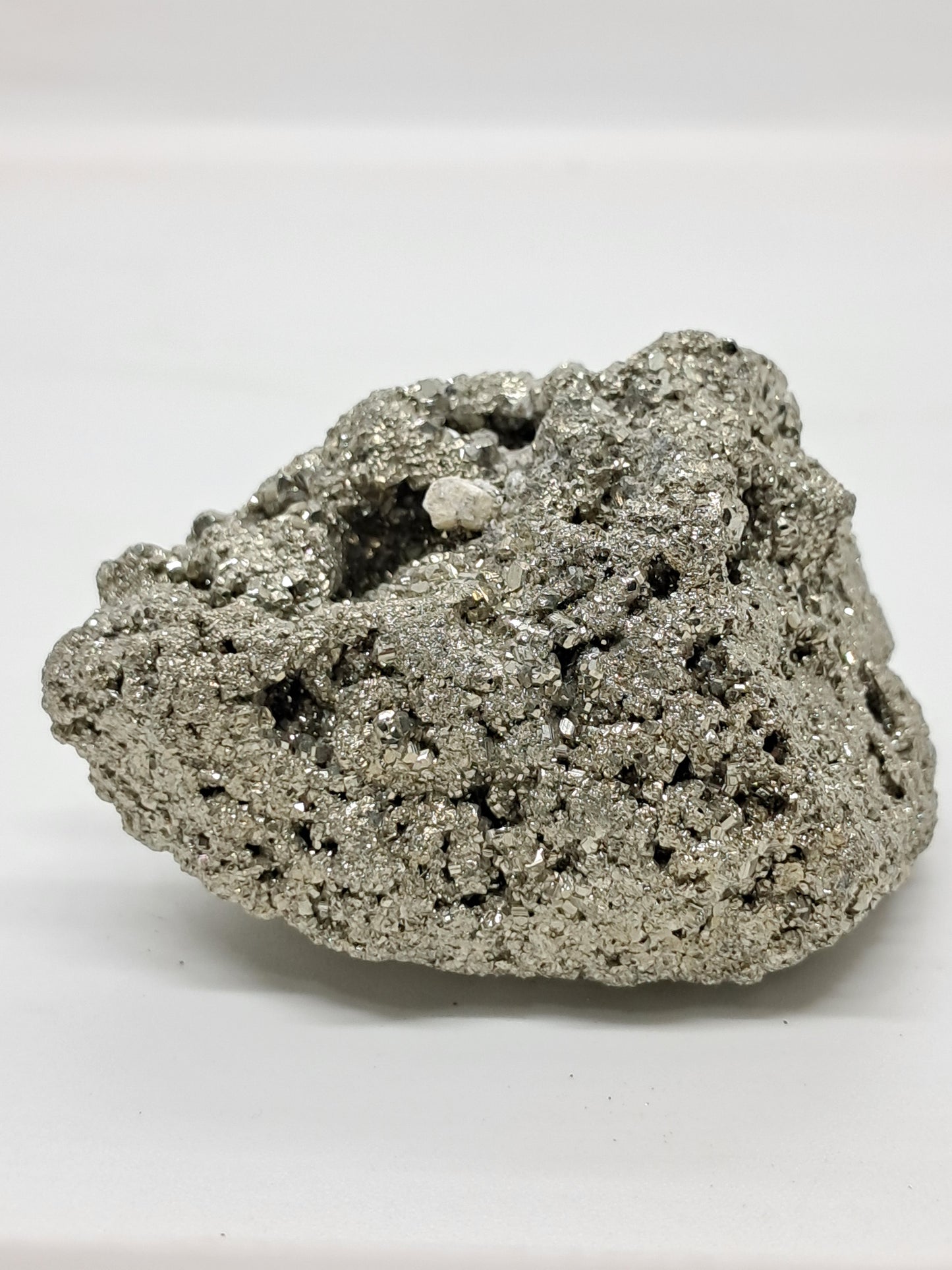 Aglomerado natural de pirita en bruto (Perú) | Ejemplar mineral | Rocas y cristales #PR4