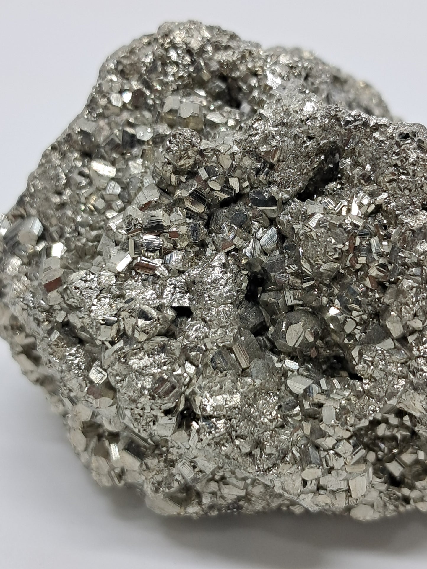 Aglomerado natural de pirita en bruto (Perú) | Ejemplar mineral | Rocas y cristales #PR4