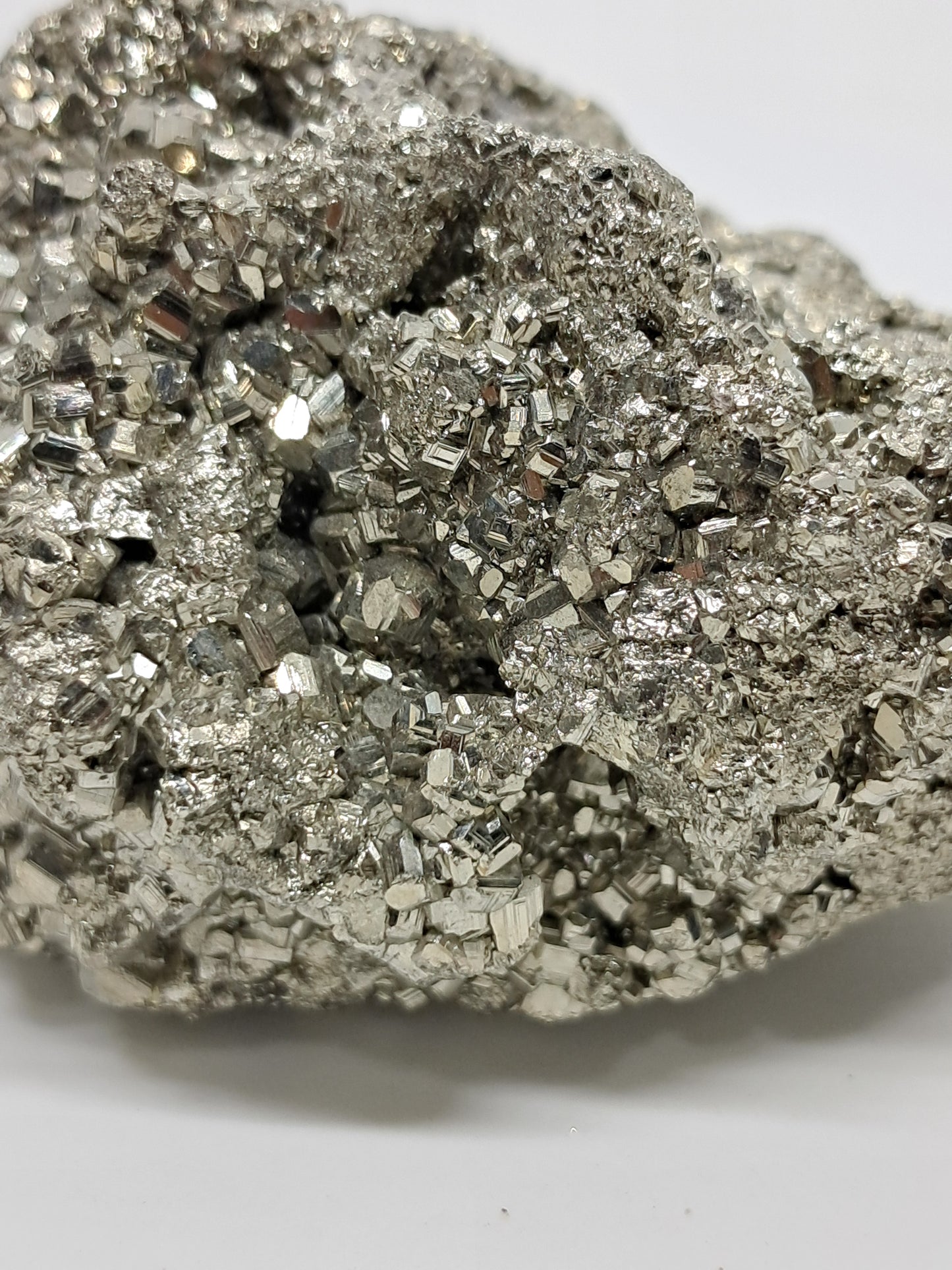 Aglomerado natural de pirita en bruto (Perú) | Ejemplar mineral | Rocas y cristales #PR4