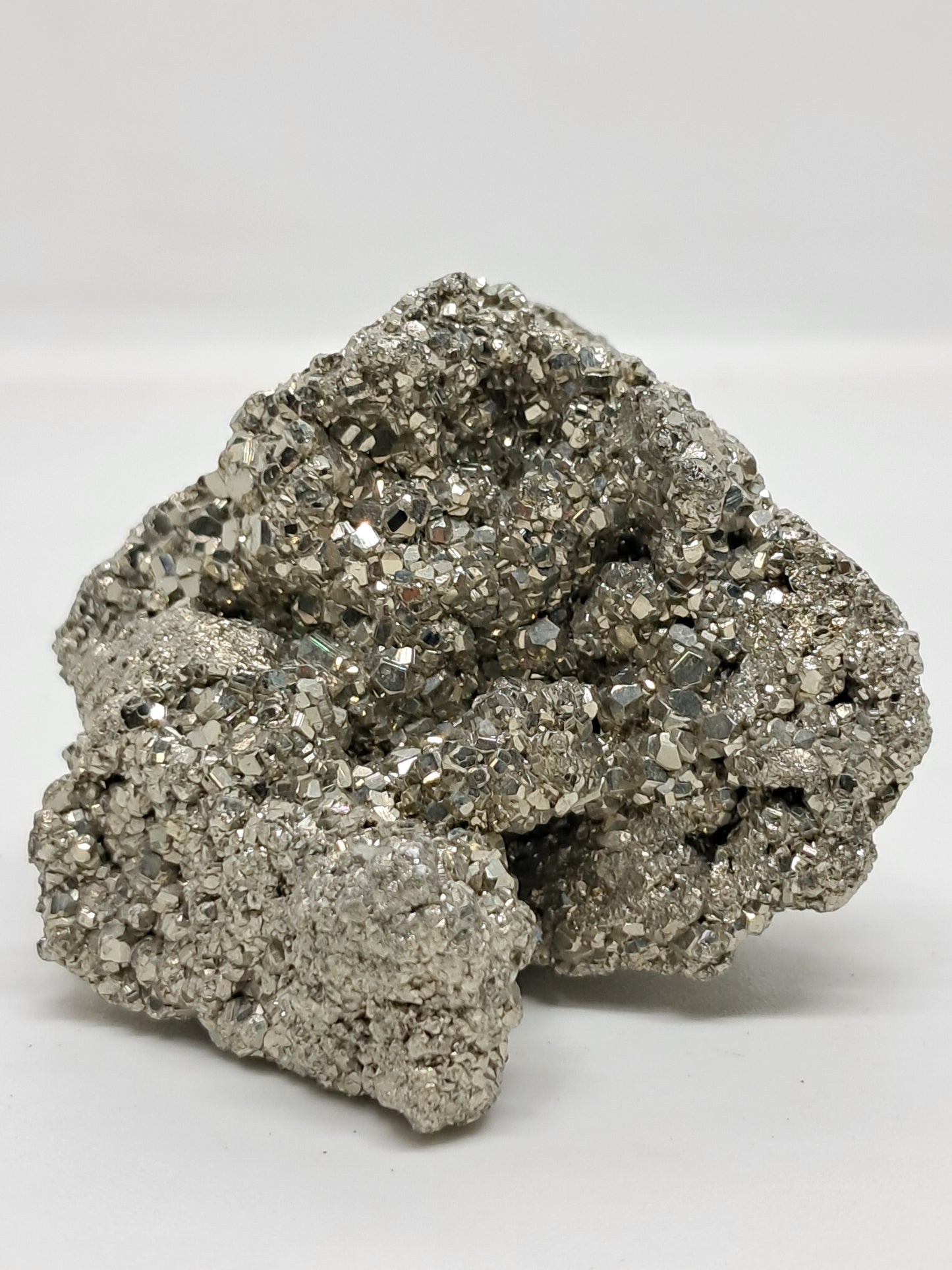 Aglomerado natural de pirita en bruto (Perú) | Ejemplar mineral | Rocas y cristales #PR5
