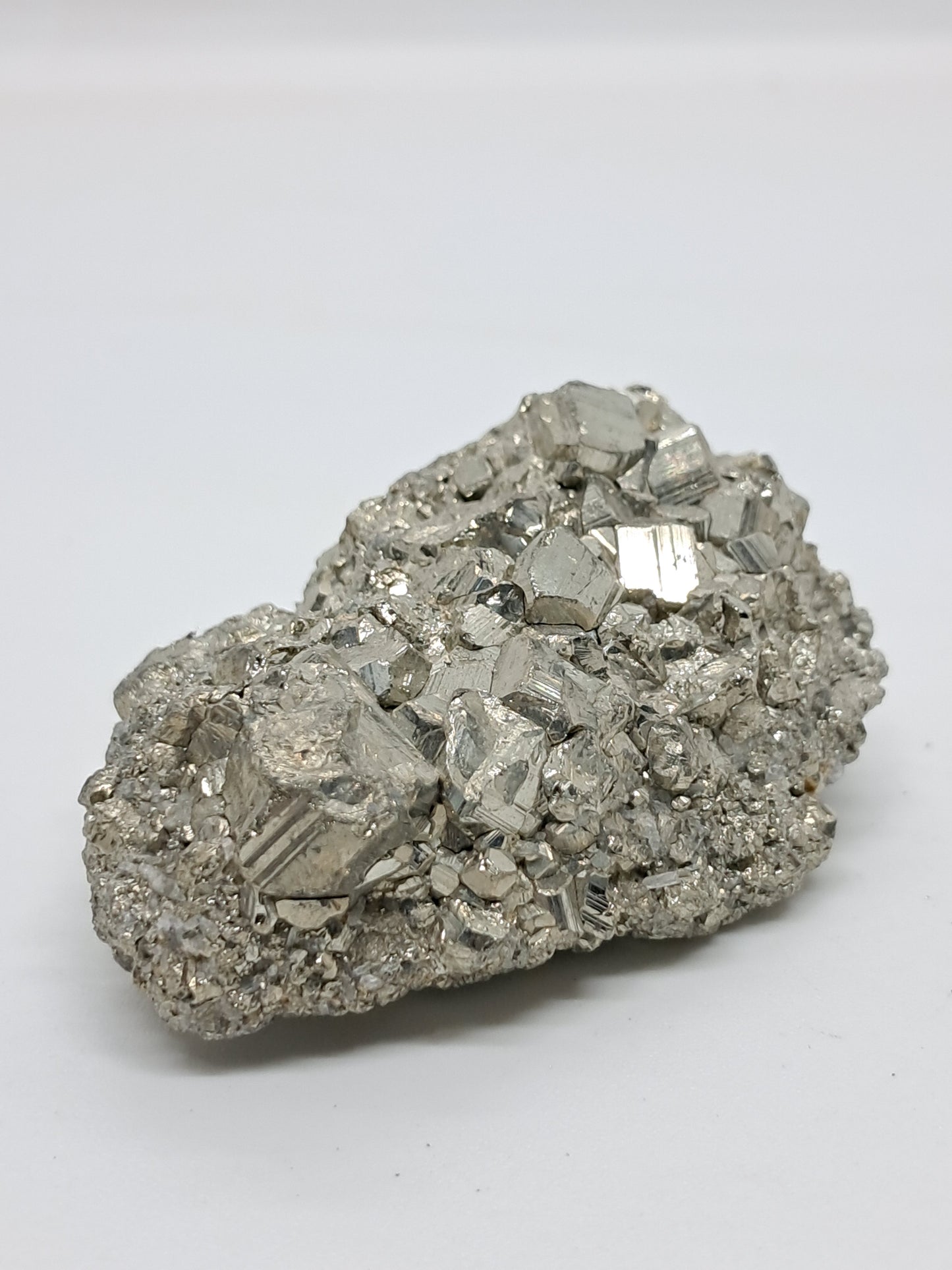 Aglomerado natural de pirita en bruto (Perú) | Ejemplar mineral | Rocas y cristales #PR6