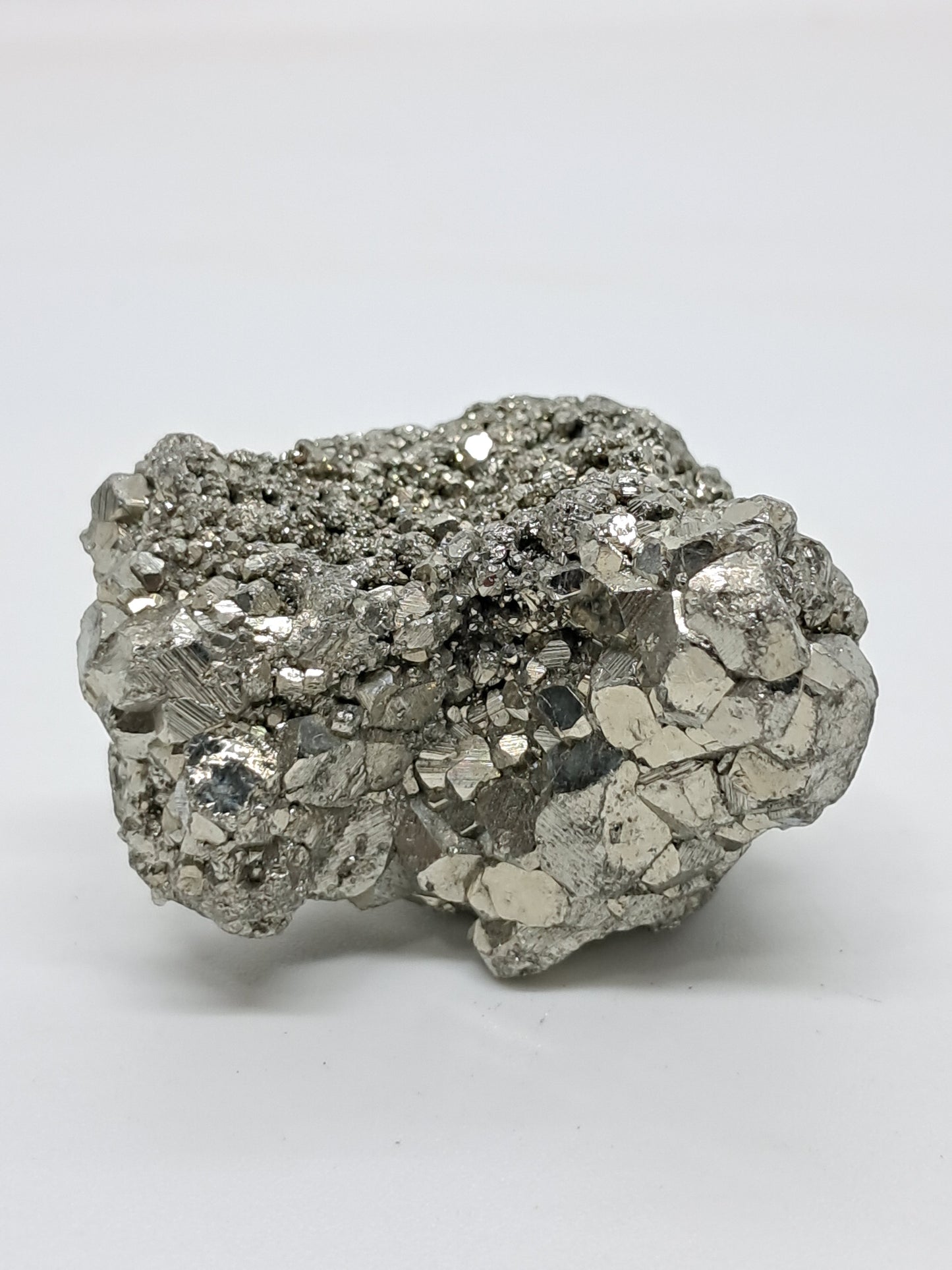 Aglomerado natural de pirita en bruto (Perú) | Ejemplar mineral | Rocas y cristales #PR7