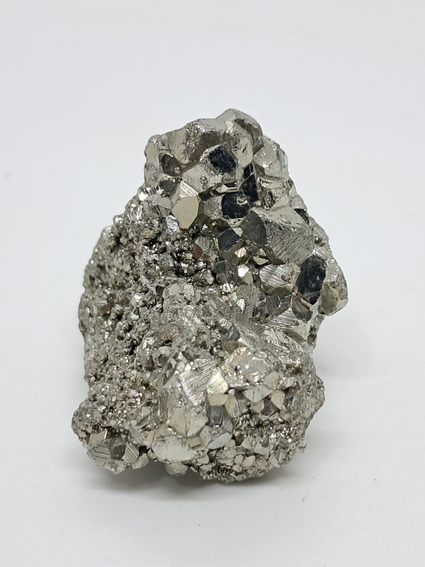 Aglomerado natural de pirita en bruto (Perú) | Ejemplar mineral | Rocas y cristales #PR7