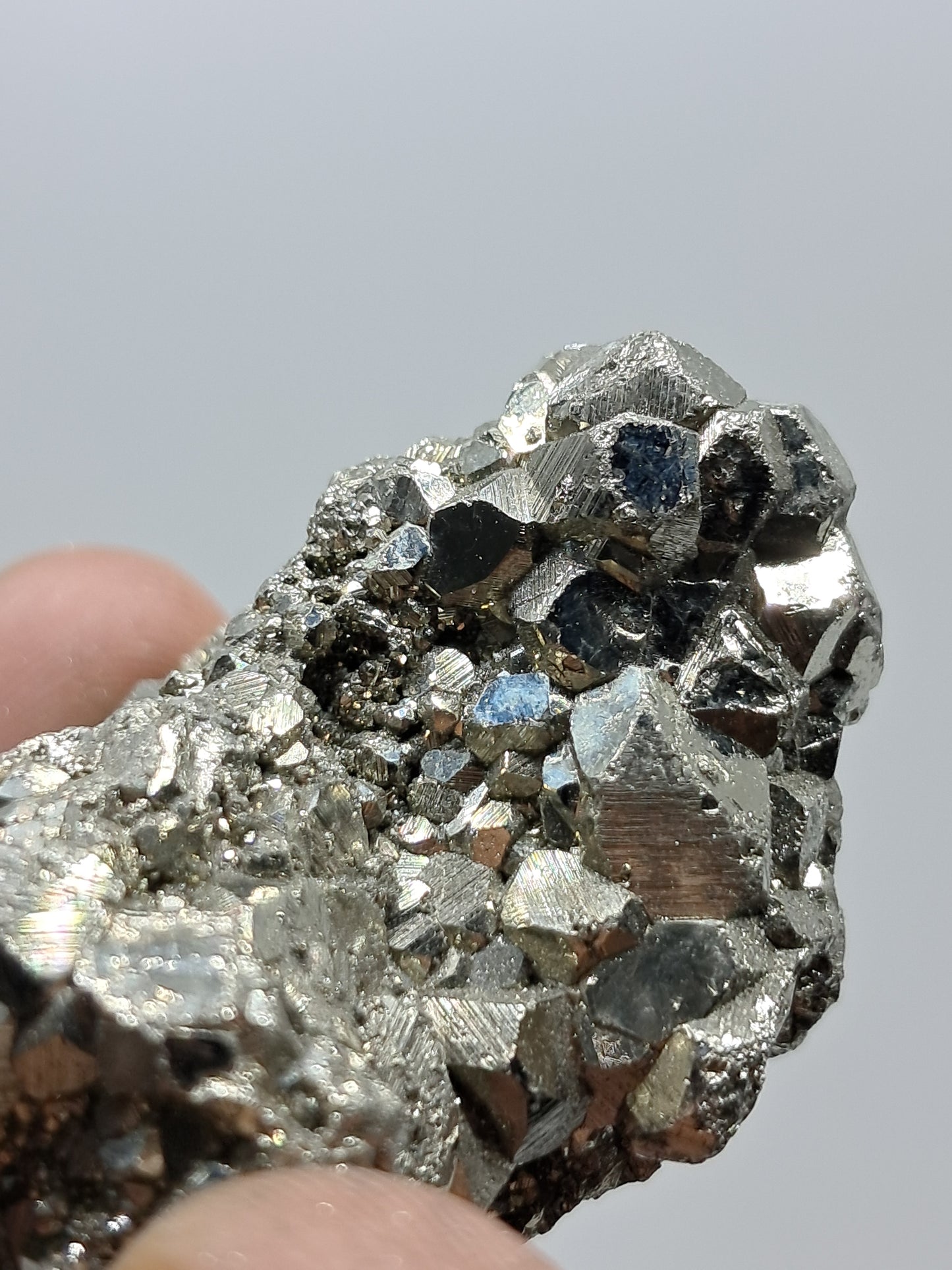Aglomerado natural de pirita en bruto (Perú) | Ejemplar mineral | Rocas y cristales #PR7