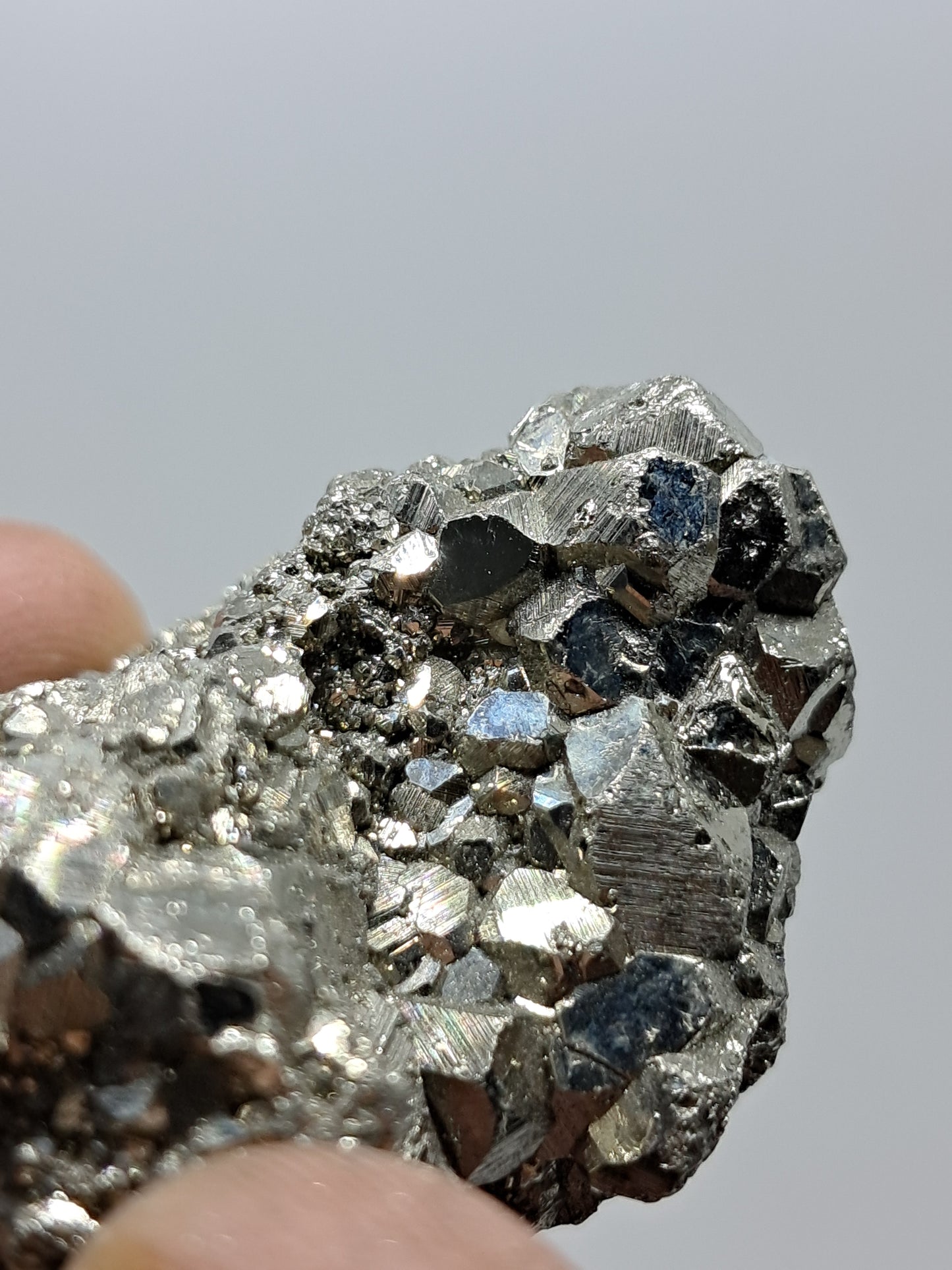 Aglomerado natural de pirita en bruto (Perú) | Ejemplar mineral | Rocas y cristales #PR7