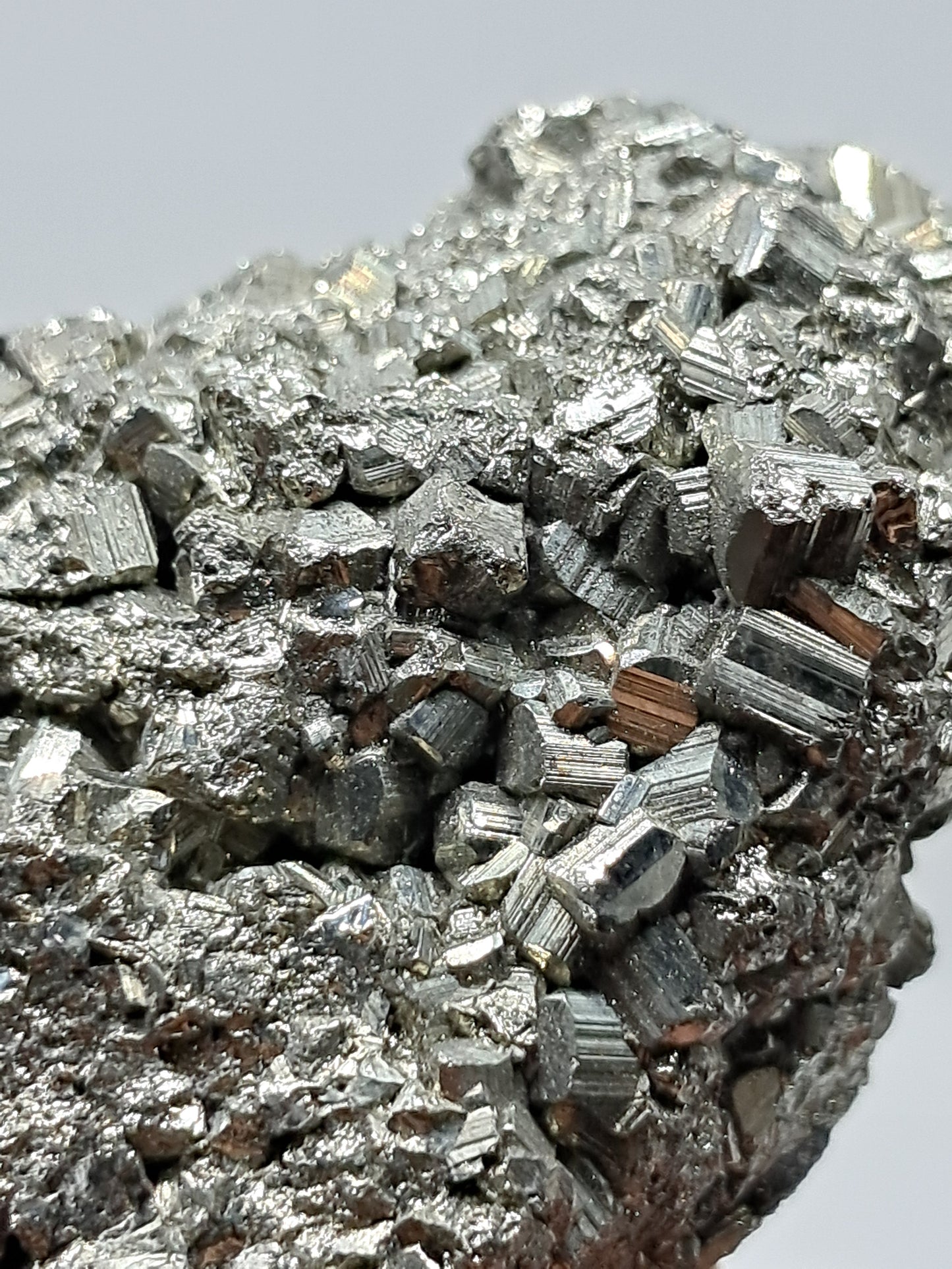 Aglomerado natural de pirita en bruto (Perú) | Ejemplar mineral | Rocas y cristales #PR8