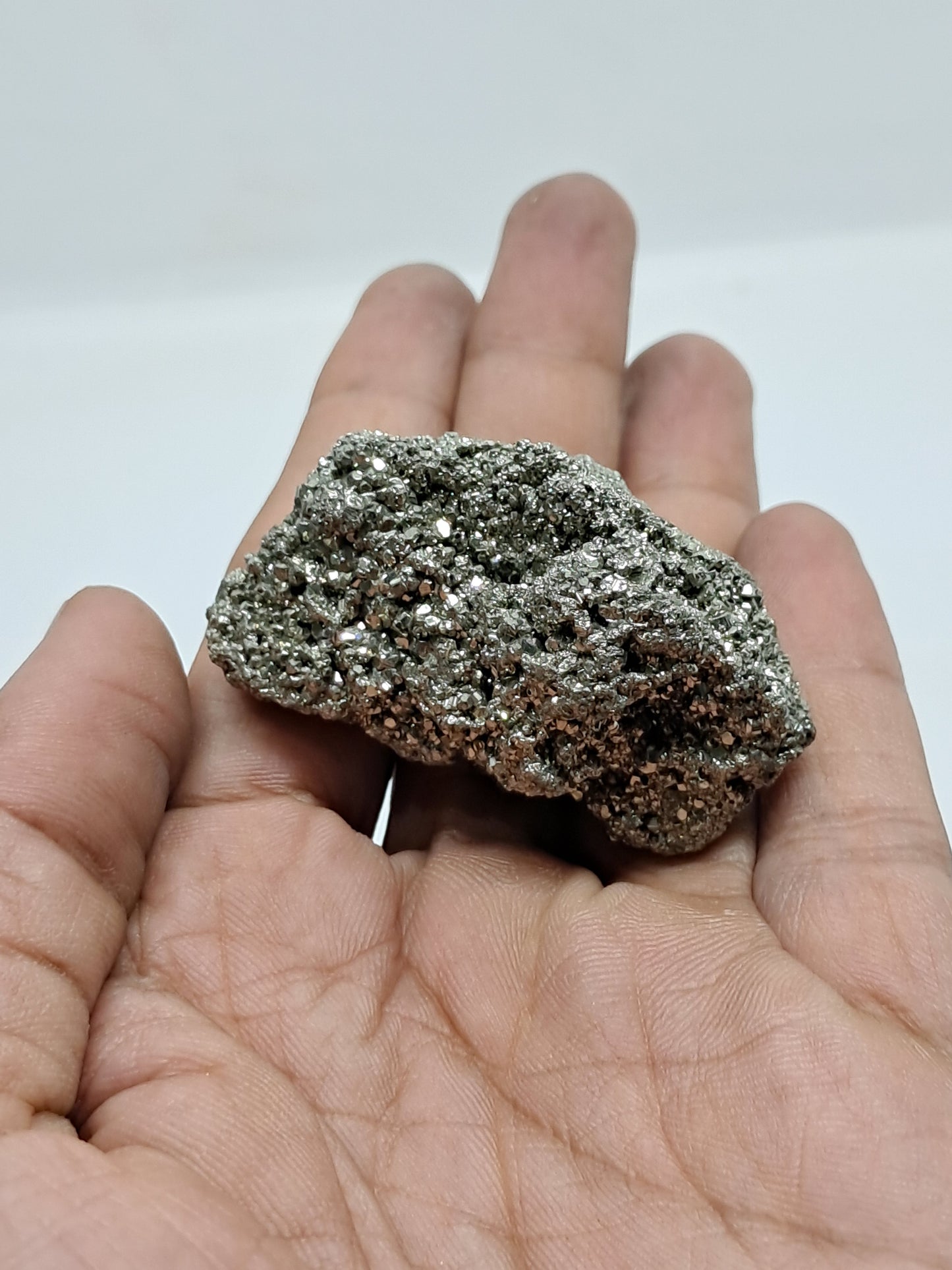 Aglomerado natural de pirita en bruto (Perú) | Ejemplar mineral | Rocas y cristales #PR9