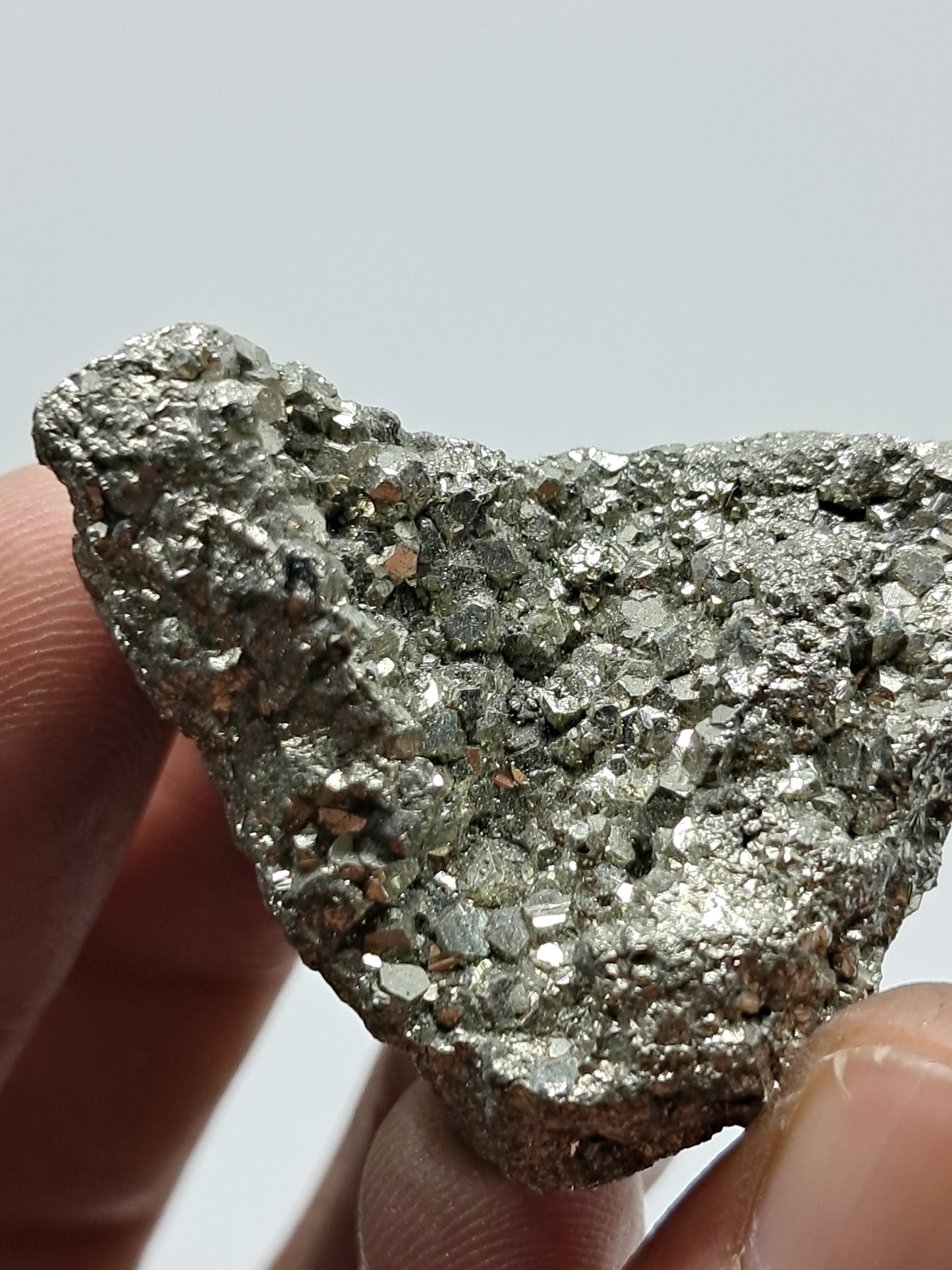 Aglomerado natural de pirita en bruto (Perú) | Ejemplar mineral | Rocas y cristales #PR10