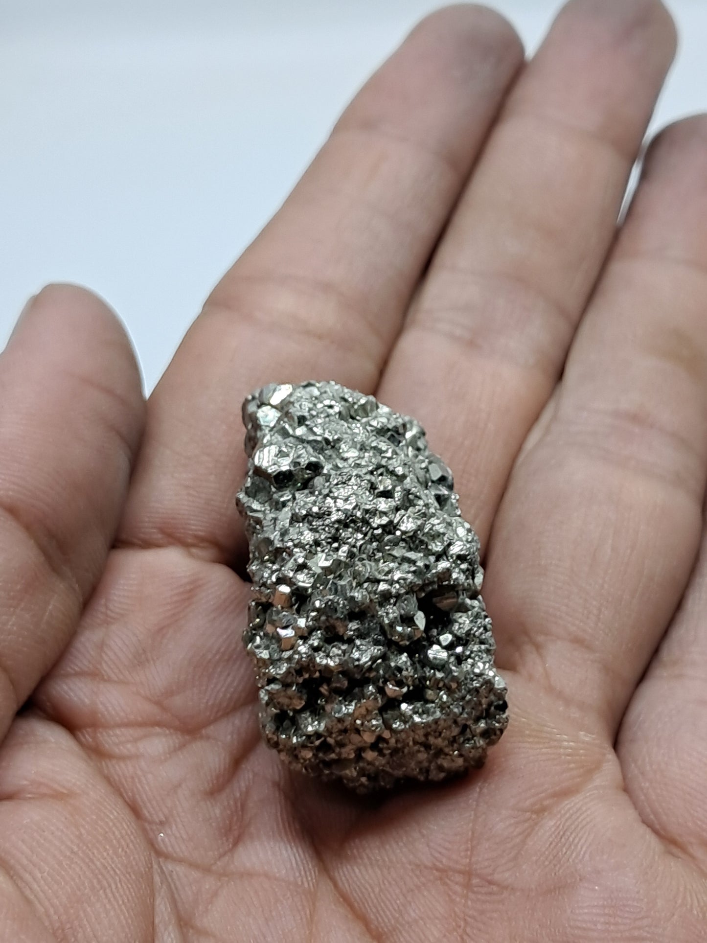 Aglomerado natural de pirita en bruto (Perú) | Ejemplar mineral | Rocas y cristales #PR12