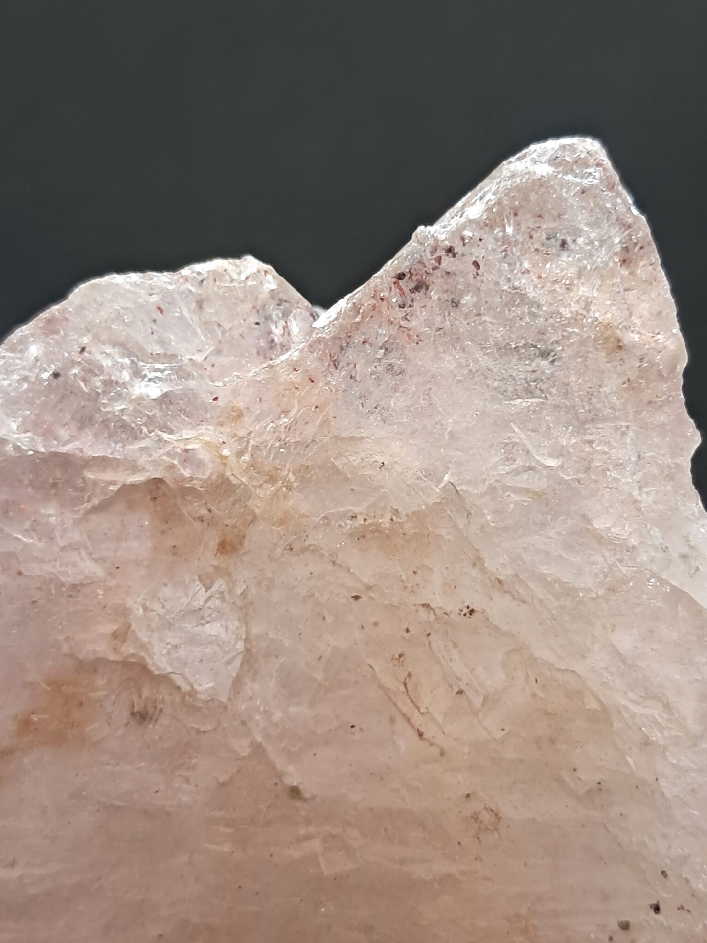 Elestial Quartz w/ Amethyst and Hematite Inclusions (Karur) Raw Natural Crystal Stone | Mineral Specimen #EQ9