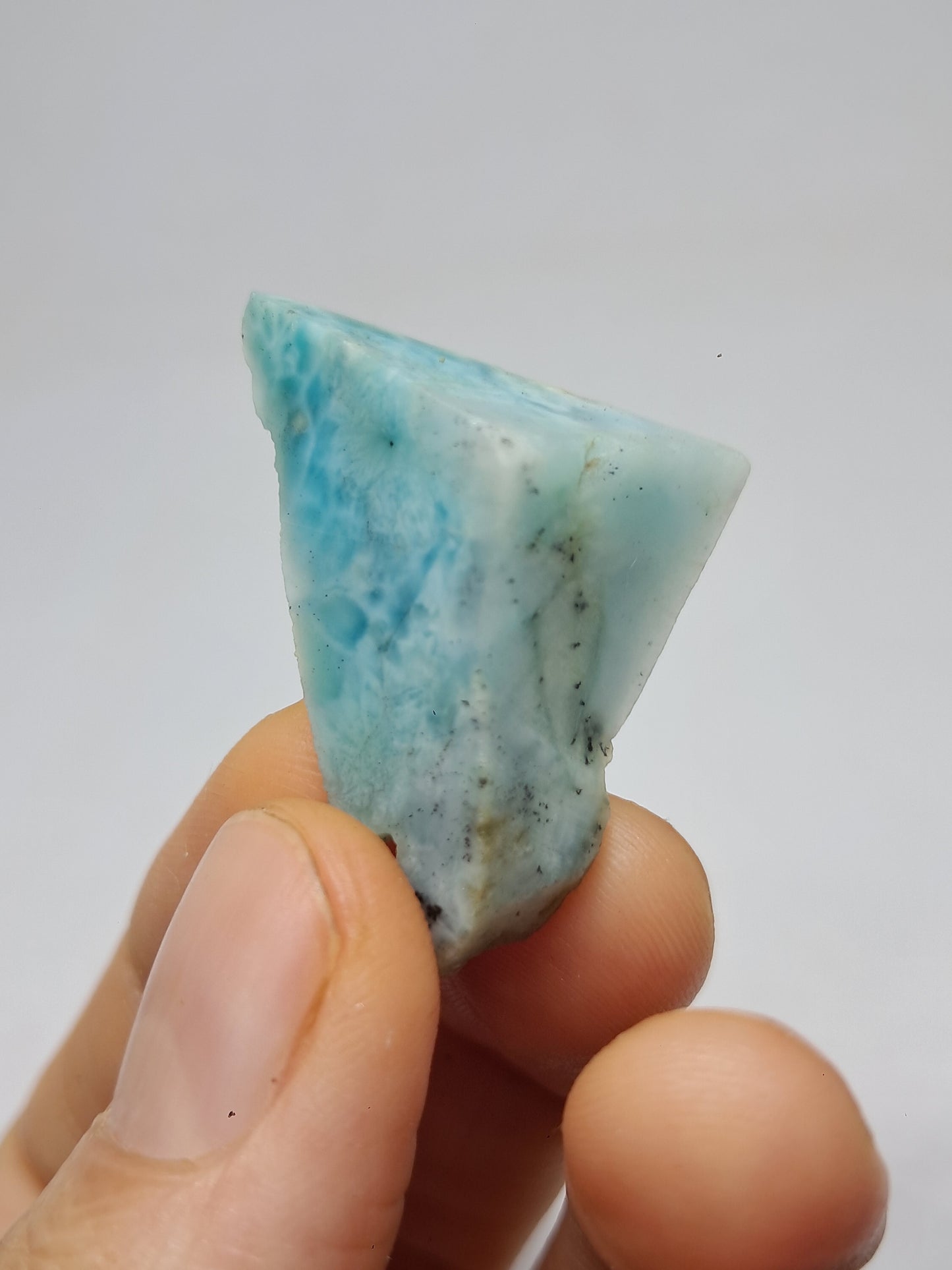 Larimar Raw (Dominican Republic) Rough Stone | Natural Rock #LM16