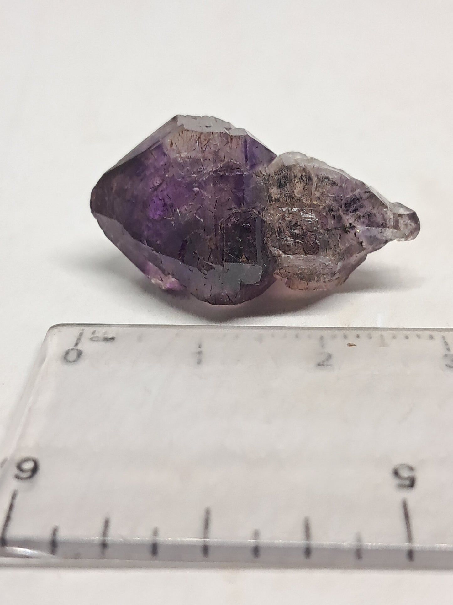 Cetro de Amatista (Karur) Cristal de Cuarzo | Punta natural | Ejemplar mineral n.° KA60