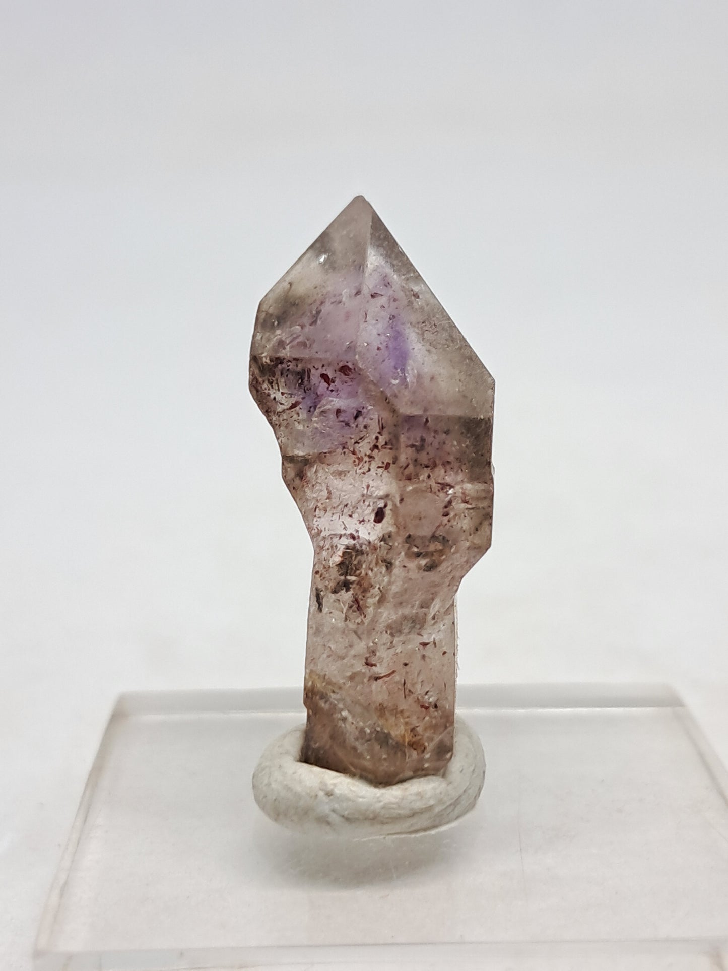 Amethyst with "Super Seven" Inclusions (Karur) Quartz Crystal Point | Natural Stone | Mineral Specimen (Non-precious Natural Stone) #KA62