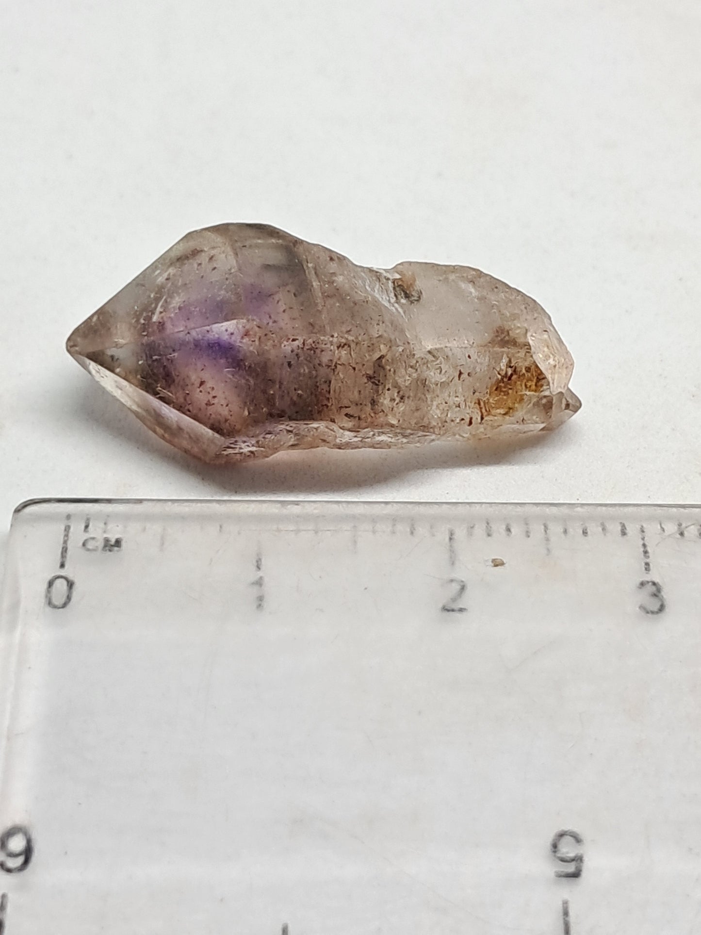 Amethyst with "Super Seven" Inclusions (Karur) Quartz Crystal Point | Natural Stone | Mineral Specimen (Non-precious Natural Stone) #KA62
