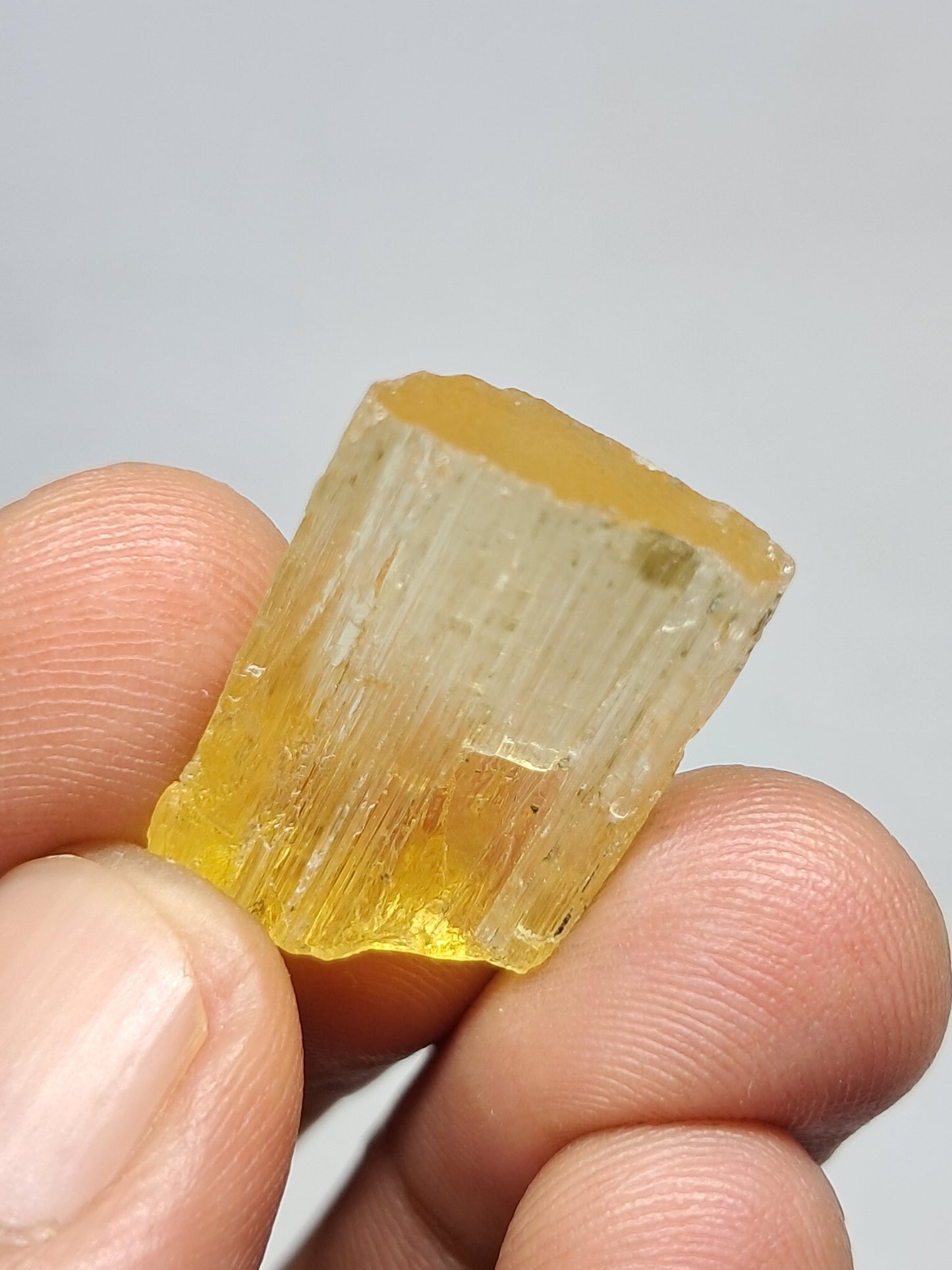 Cristal de escapolita natural (karur) *Calidad de gema* Piedra en bruto | Ejemplar mineral n.° SCP1