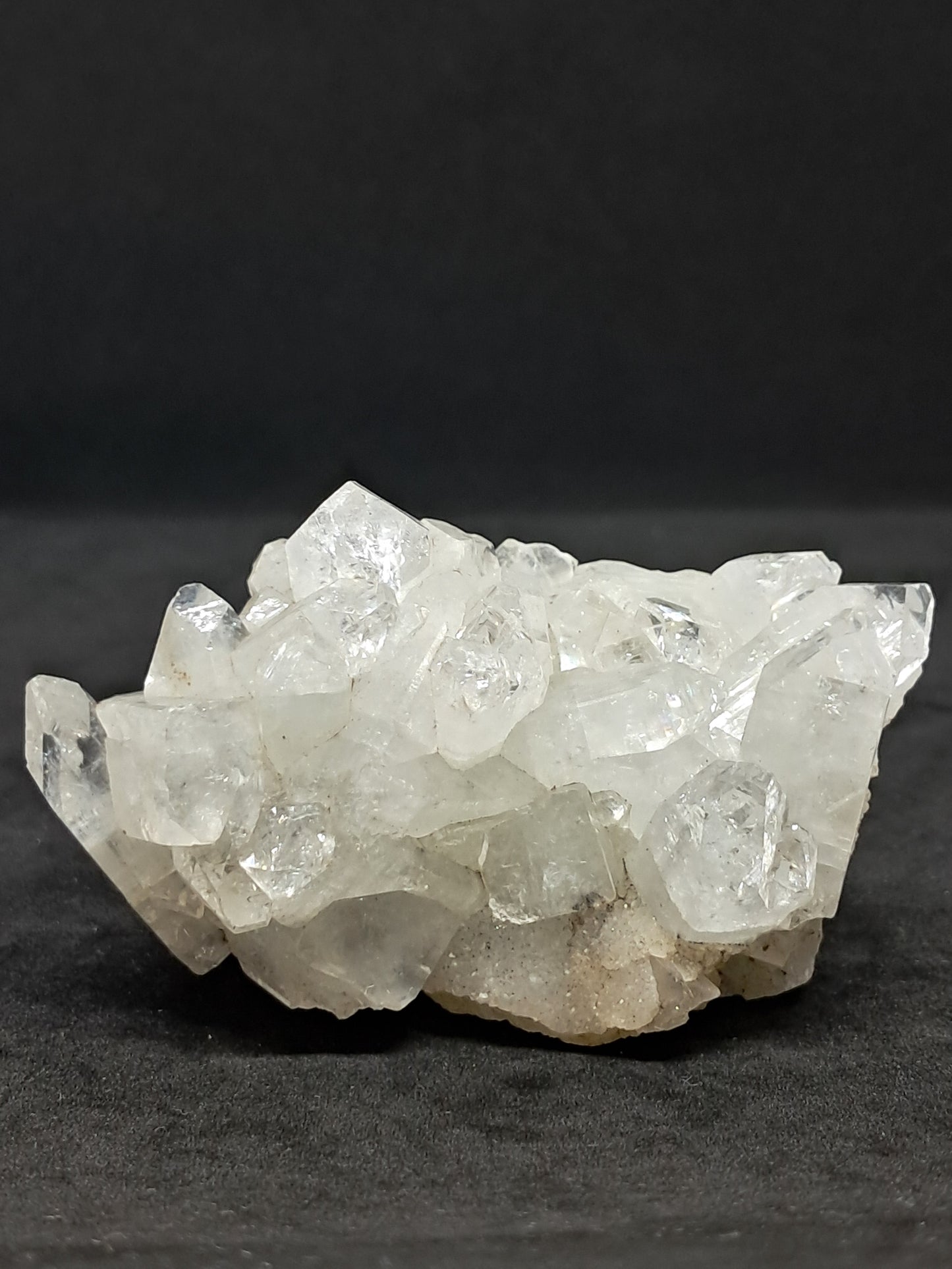 Clear Apophyllite Cluster (Ajanta) Natural Crystal | Mineral Specimen #AP41