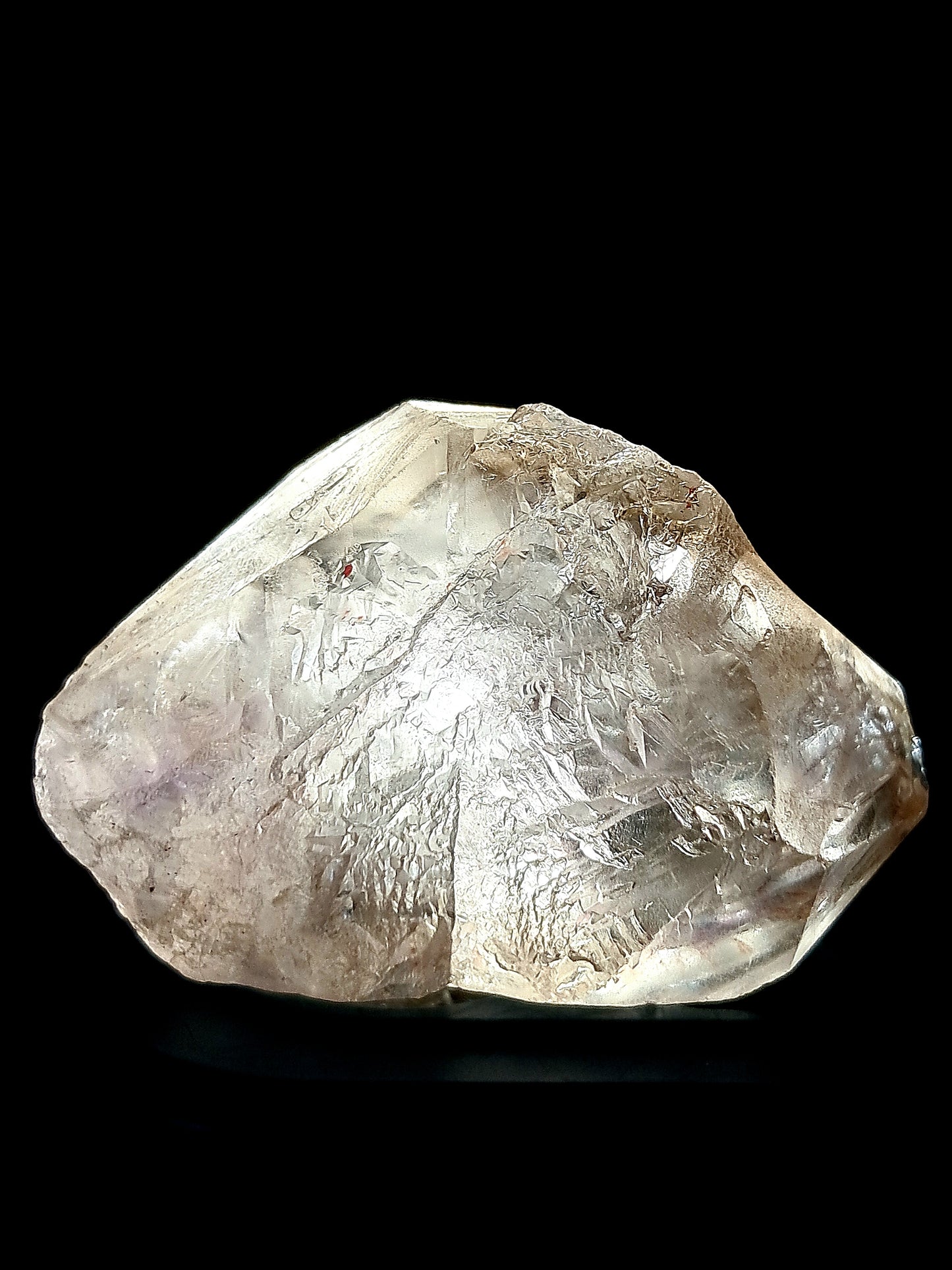 Biterminated Fenster (Window) Quartz w/ Amethyst (Karur) | Skeletal Crystal Point | Natural Stone | Mineral Specimen #KA105