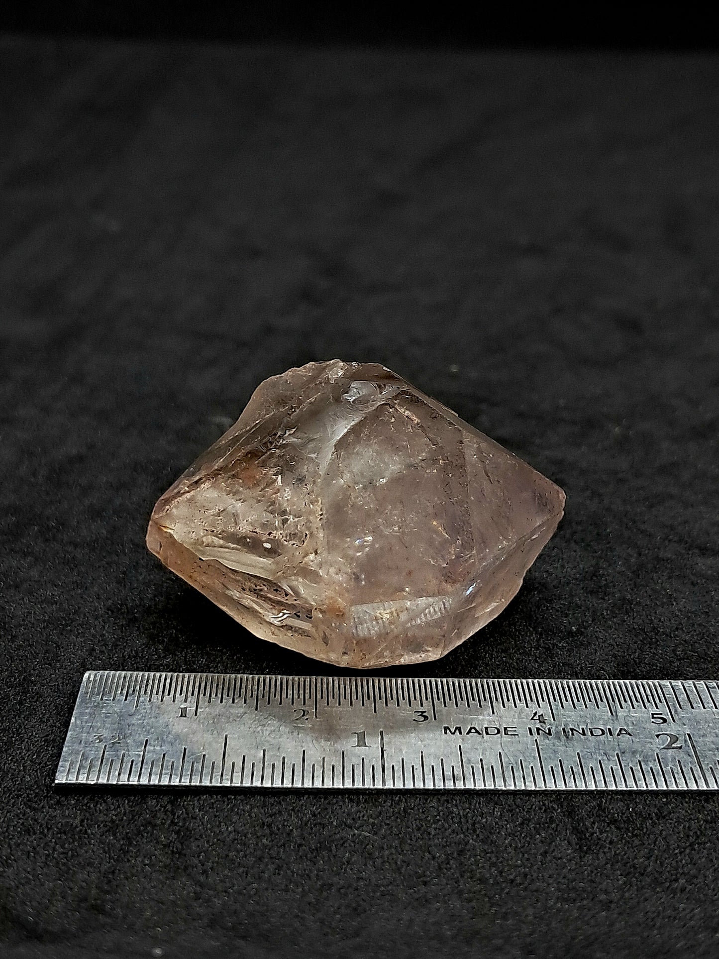 Biterminated Fenster (Window) Quartz w/ Amethyst (Karur) | Skeletal Crystal Point | Natural Stone | Mineral Specimen #KA105