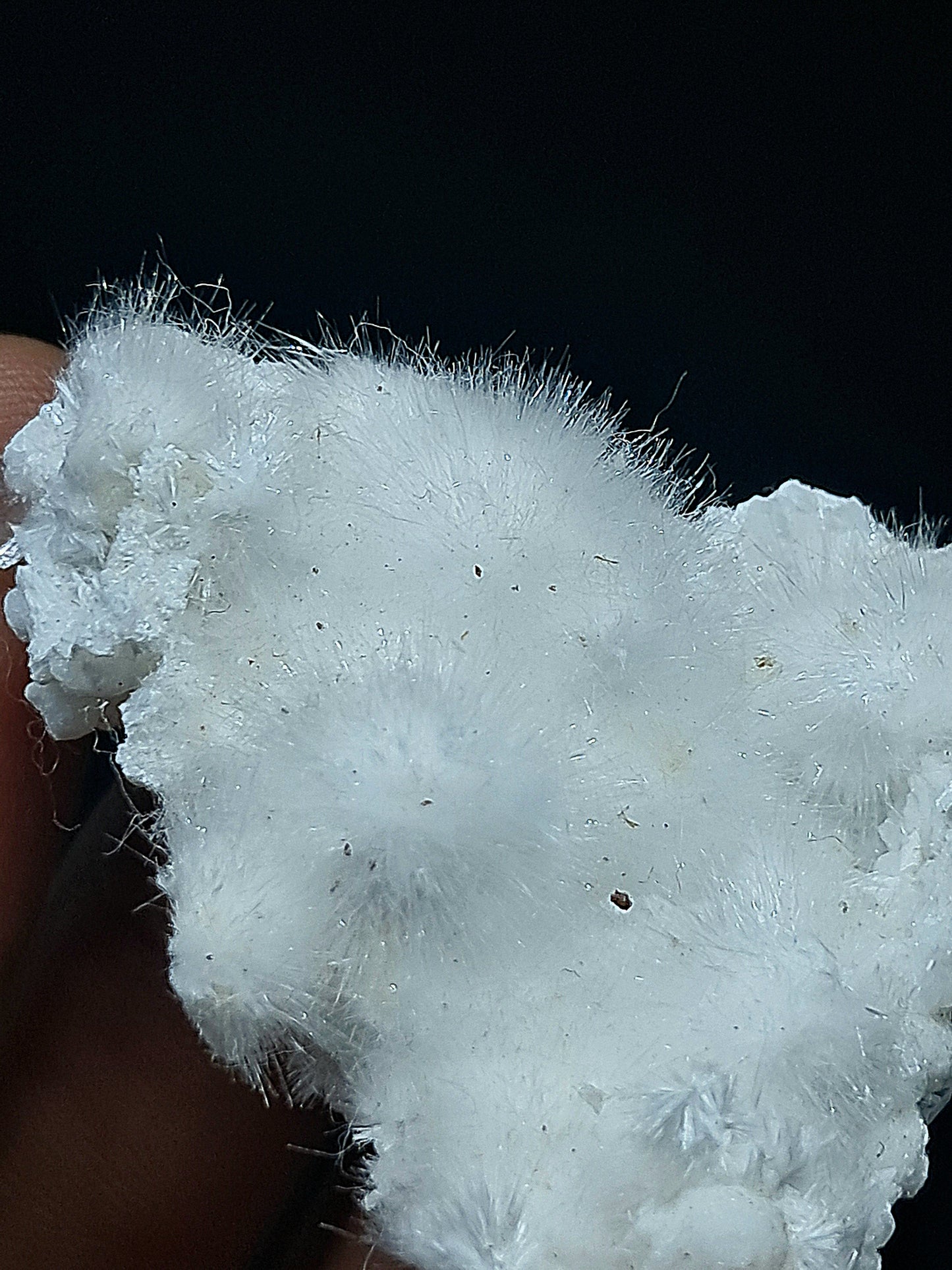 Ejemplar mineral de okenita con girolita y apofilita (Bombay) | Calidad de coleccionista | Cristal natural n.° OK31