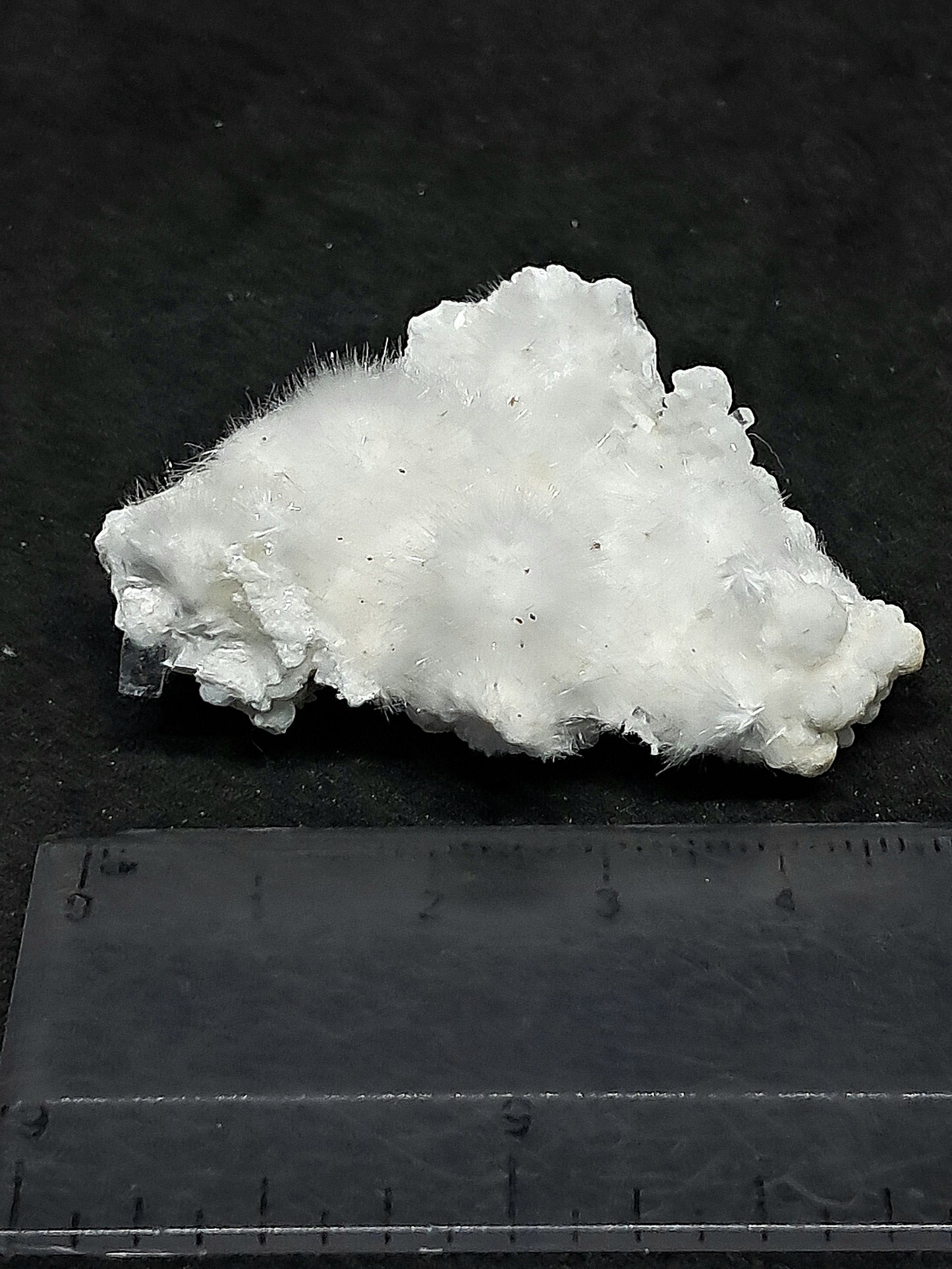 Ejemplar mineral de okenita con girolita y apofilita (Bombay) | Calidad de coleccionista | Cristal natural n.° OK31