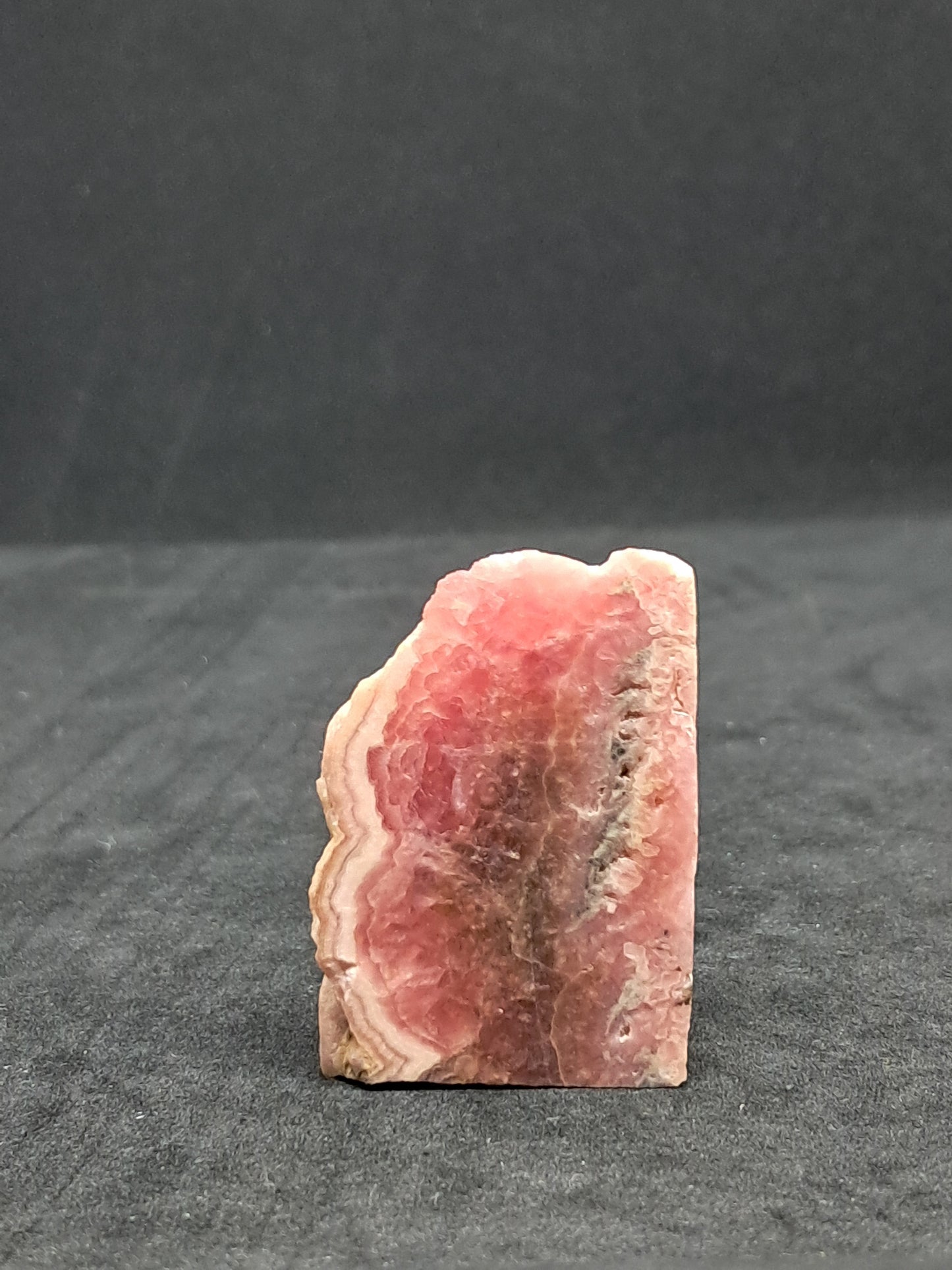 Rhodocrosite Rough Sliced (Argentina) Natural Stone | Rare Mineral #RHD1