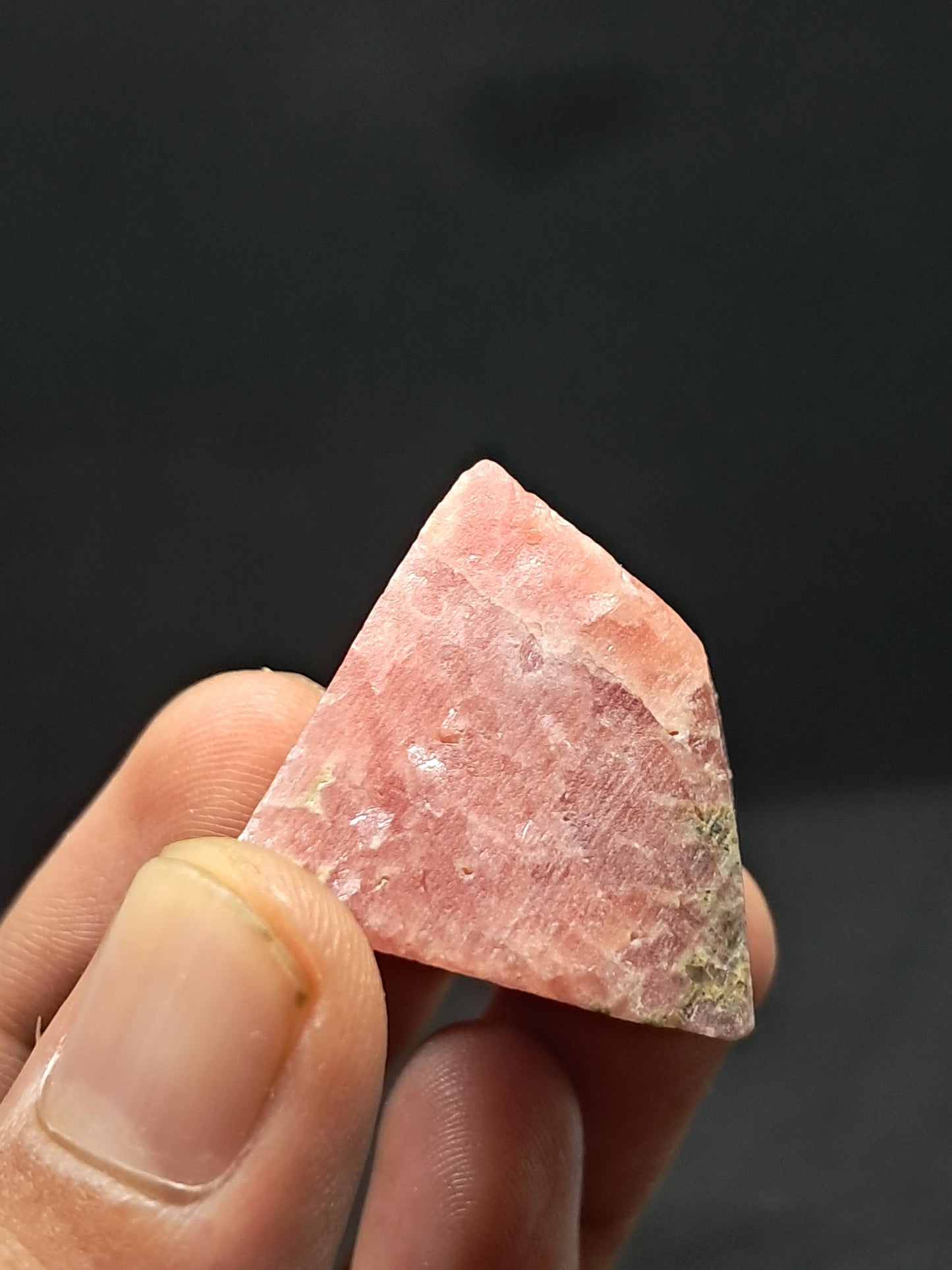 Rhodocrosite Rough Sliced (Argentina) Natural Stone | Rare Mineral #RHD3