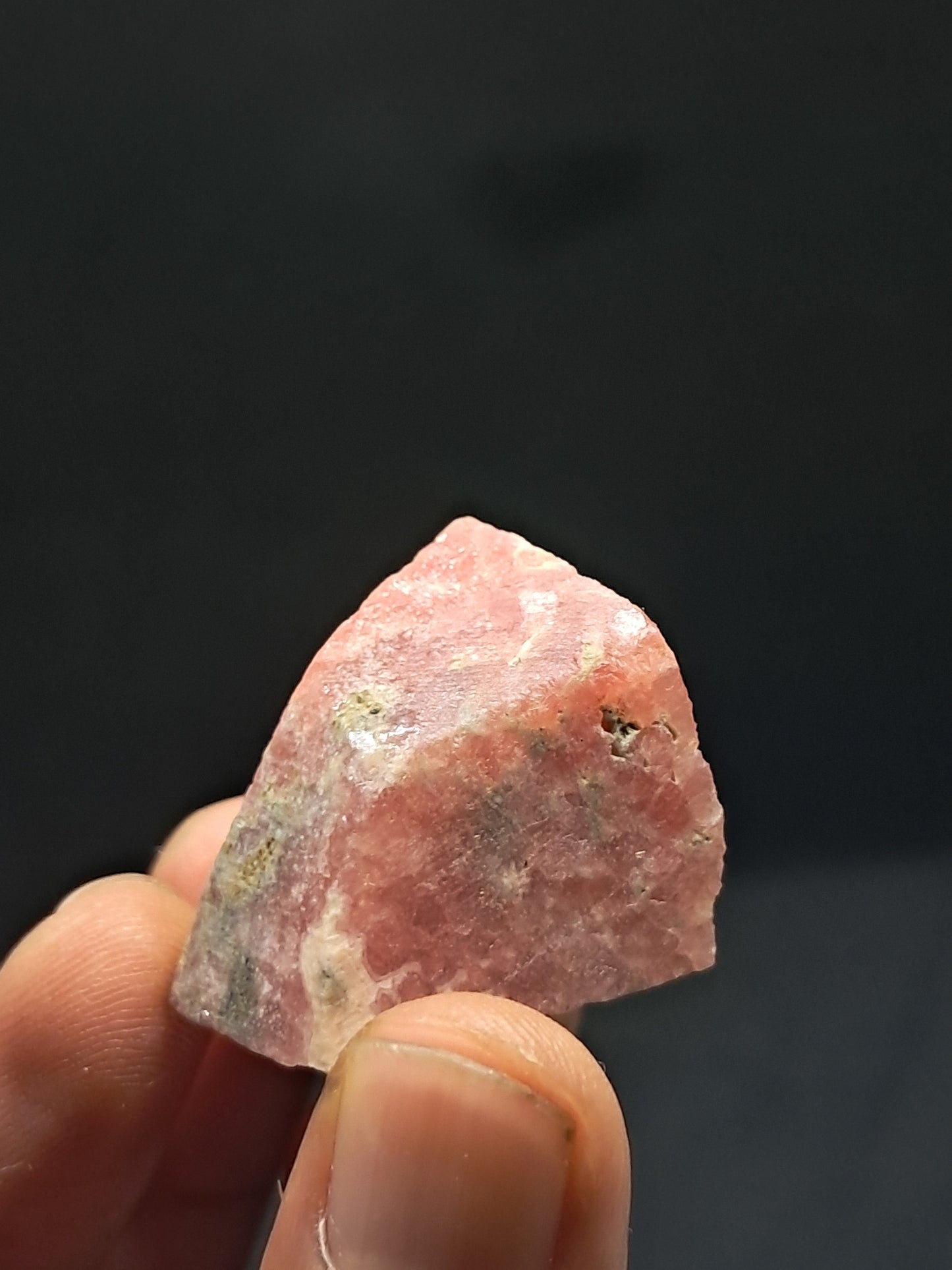 Rhodocrosite Rough Sliced (Argentina) Natural Stone | Rare Mineral #RHD3