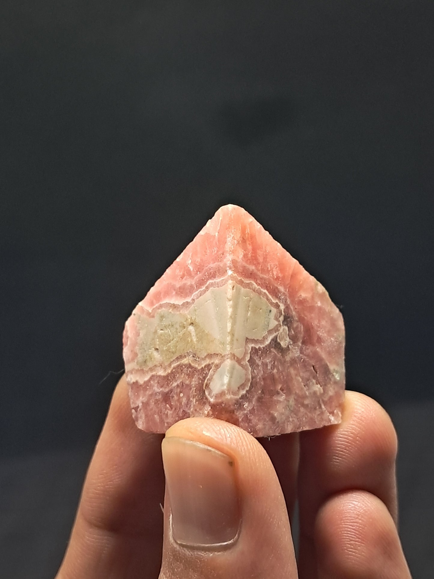 Rhodocrosite Rough Sliced (Argentina) Natural Stone | Rare Mineral #RHD3